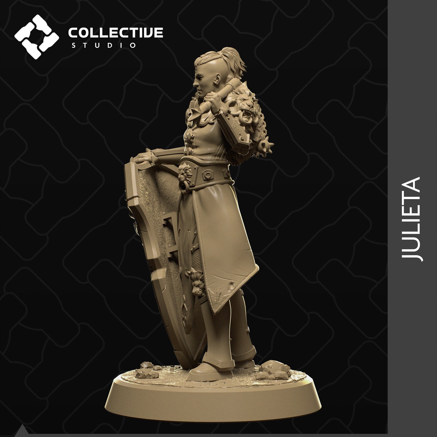 Julieta, Collective Studios | Dungeons and Dragons | Pathfinder | Table Top RPG | 3D Printed Model