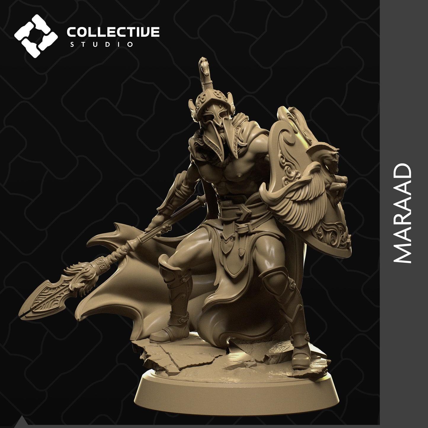 Maraad, Collective Studios | Dungeons and Dragons | Pathfinder | Table Top RPG | 3D Printed Model