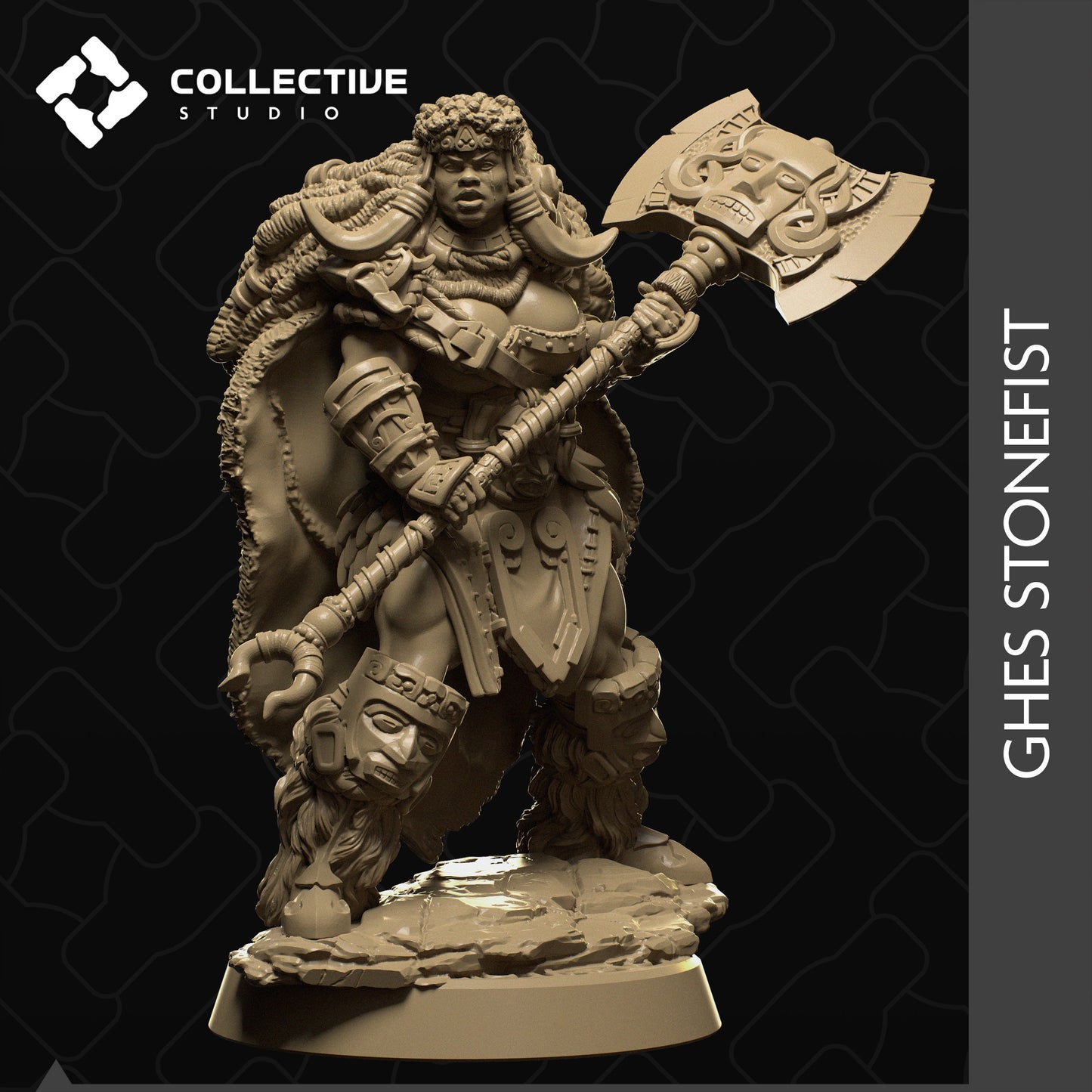 Ghes, Collective Studios | Dungeons and Dragons | Pathfinder | Table Top RPG | 3D Printed Model