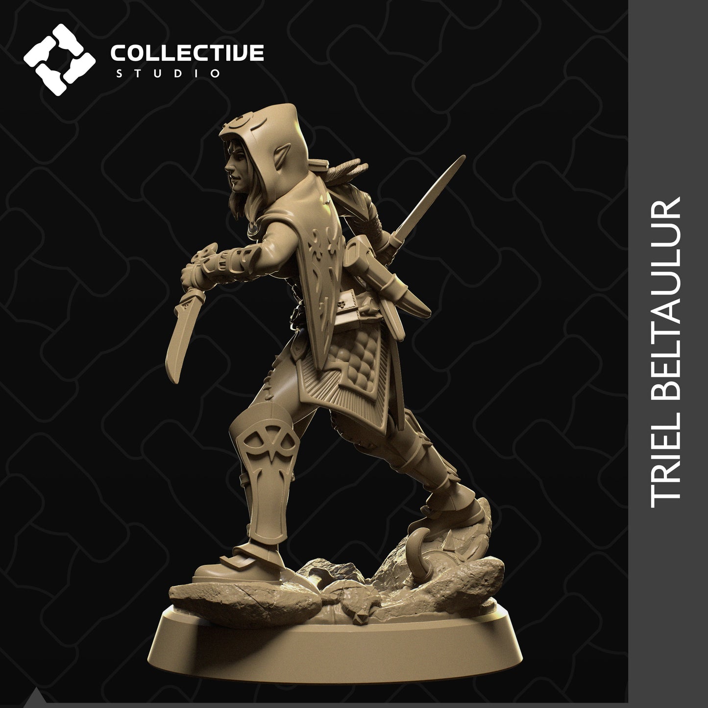 Triel, Collective Studios | Dungeons and Dragons | Pathfinder | Table Top RPG | 3D Printed Model