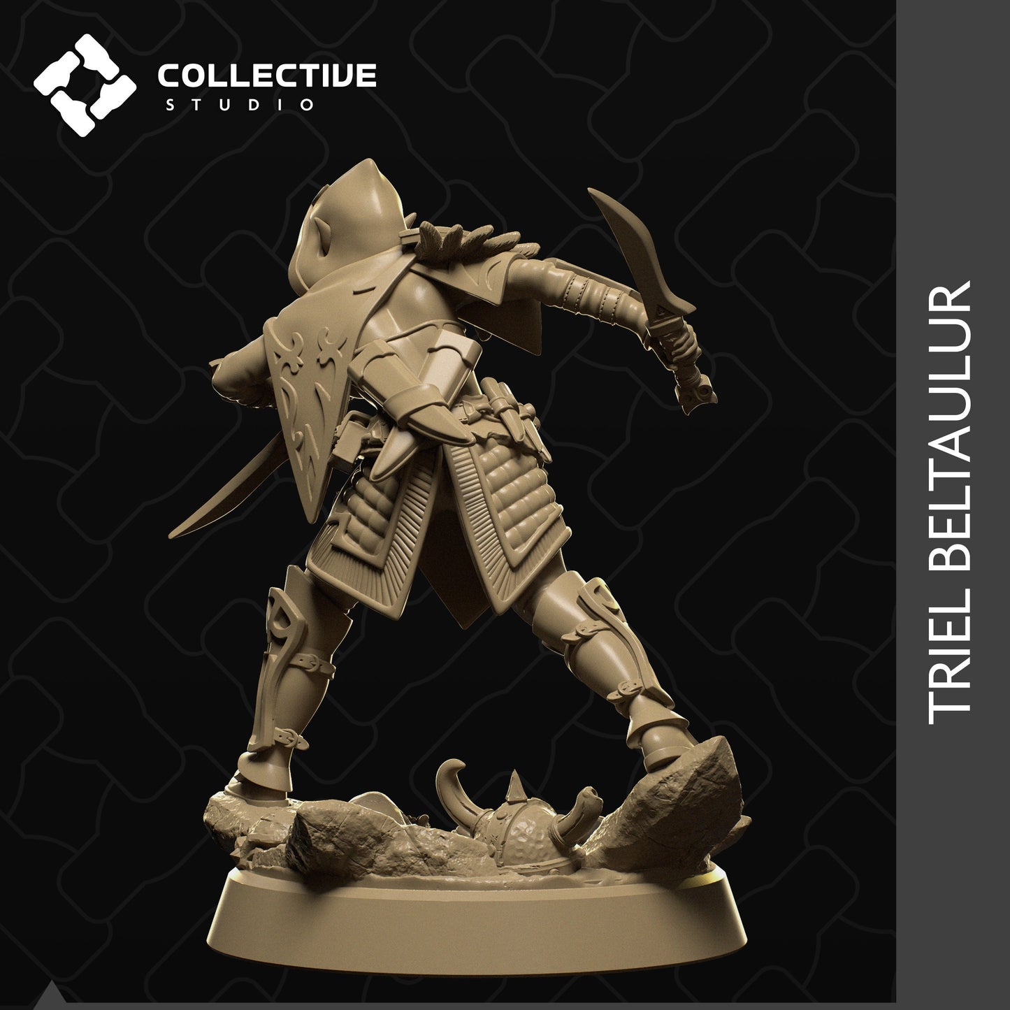 Triel, Collective Studios | Dungeons and Dragons | Pathfinder | Table Top RPG | 3D Printed Model