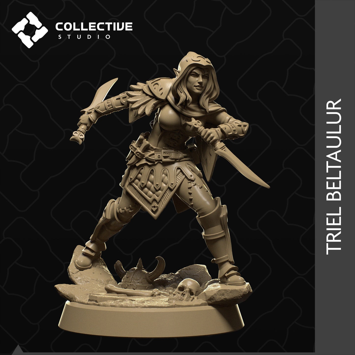 Triel, Collective Studios | Dungeons and Dragons | Pathfinder | Table Top RPG | 3D Printed Model
