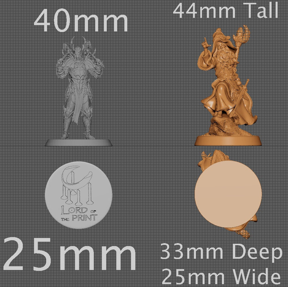 Uldor, Collective Studios | Dungeons and Dragons | Pathfinder | Table Top RPG | 3D Printed Model
