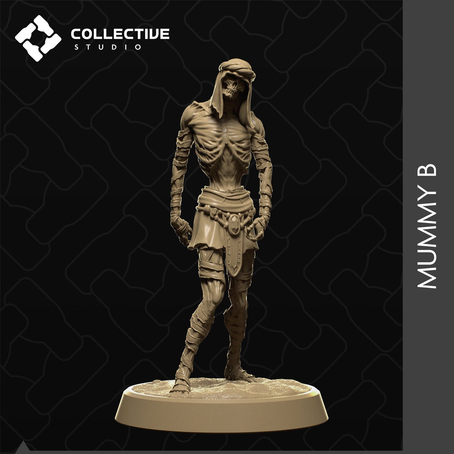 Ancient Mummys, Collective Studios | Dungeons and Dragons | Pathfinder | Table Top RPG | 3D Printed Model
