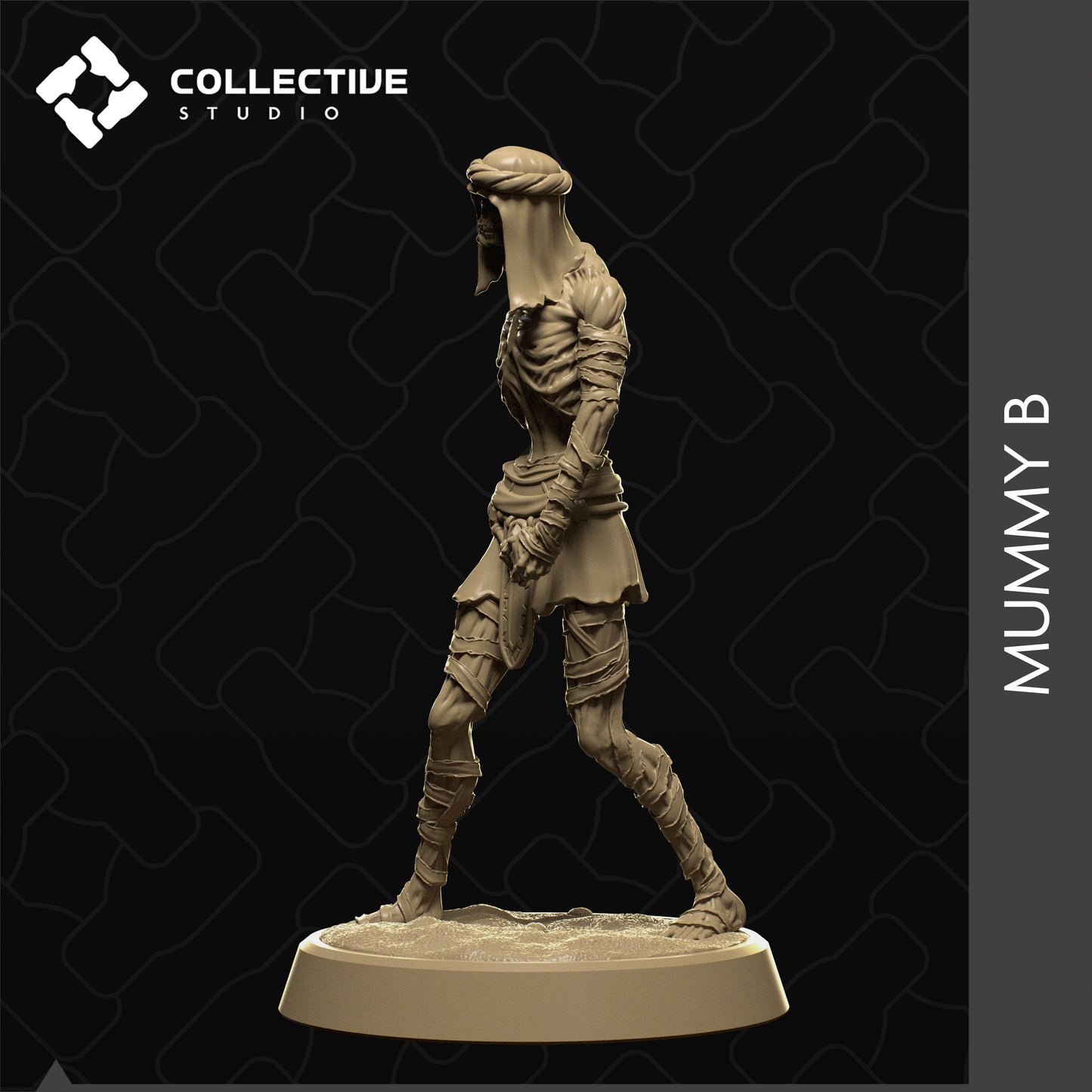 Ancient Mummys, Collective Studios | Dungeons and Dragons | Pathfinder | Table Top RPG | 3D Printed Model