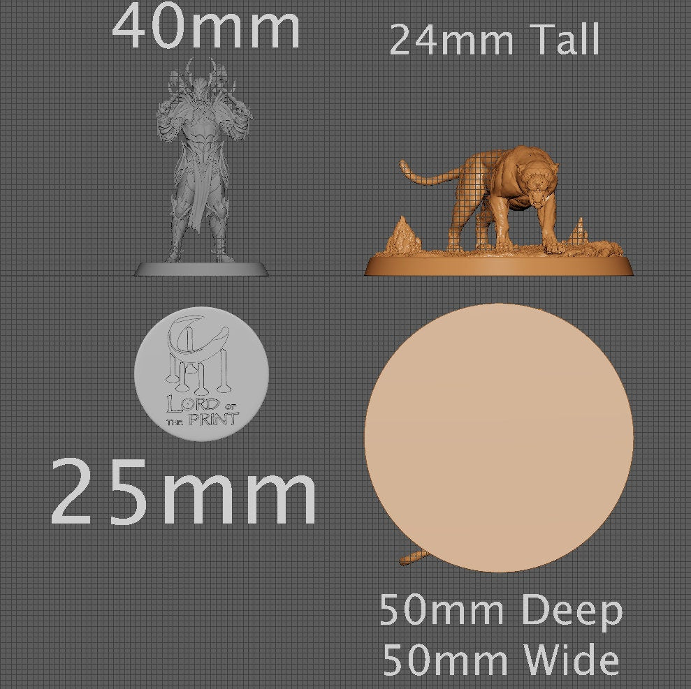 Jaguar, Collective Studios | Dungeons and Dragons | Pathfinder | Table Top RPG | 3D Printed Model