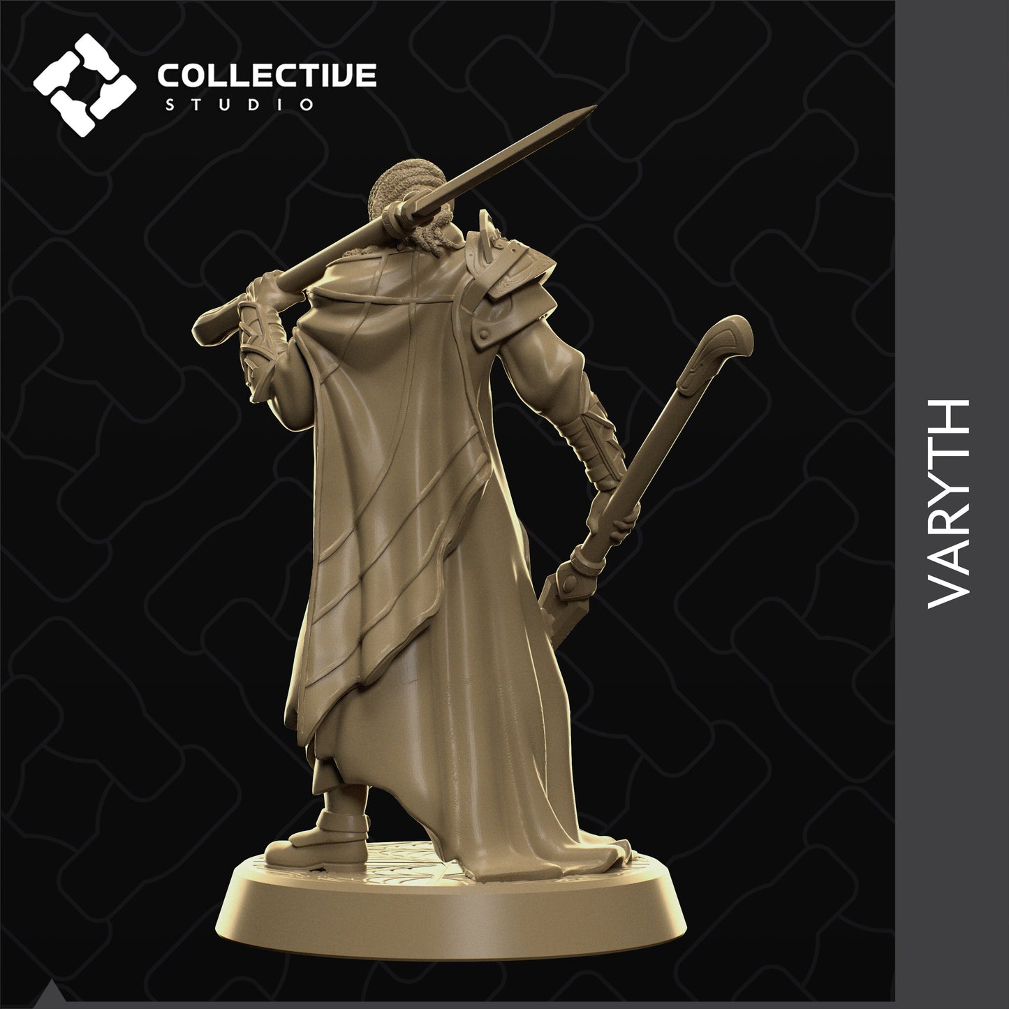Varyth, Collective Studios | Dungeons and Dragons | Pathfinder | Table Top RPG | 3D Printed Model