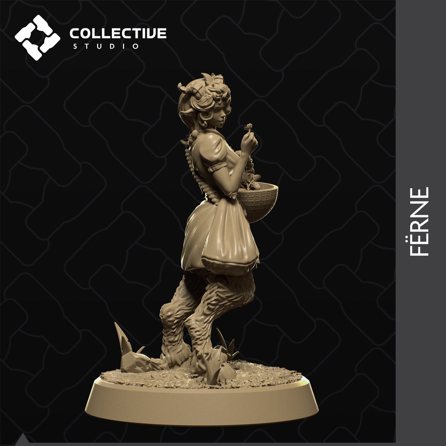 Ferne, Collective Studios | Dungeons and Dragons | Pathfinder | Table Top RPG | 3D Printed Model