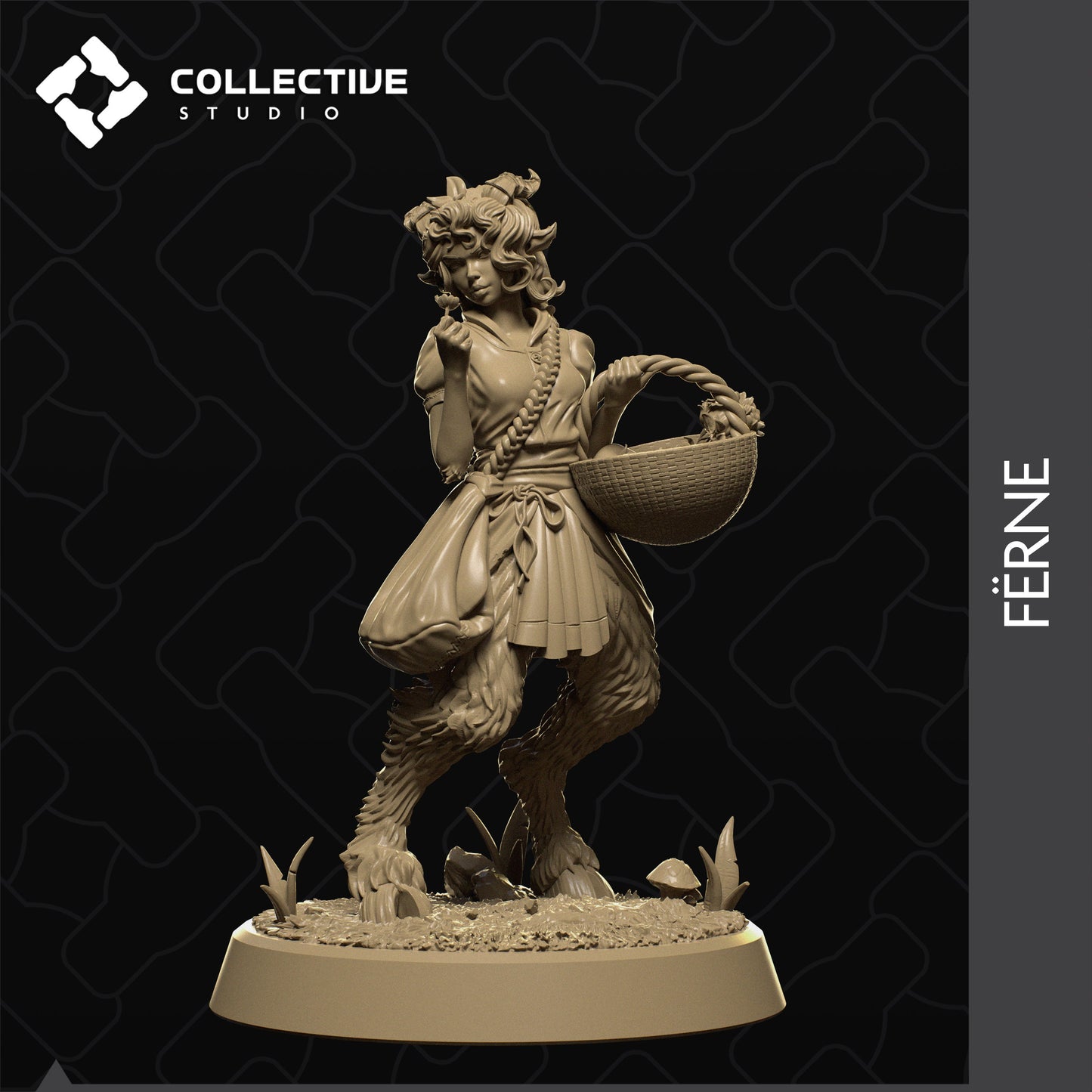 Ferne, Collective Studios | Dungeons and Dragons | Pathfinder | Table Top RPG | 3D Printed Model