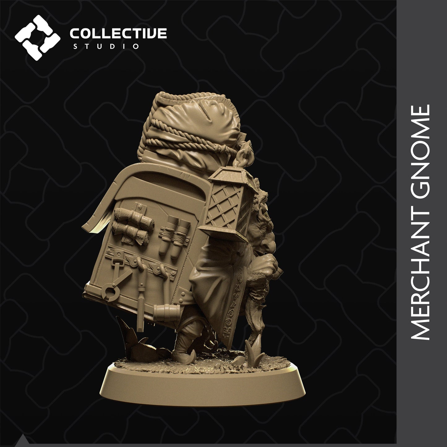 Dolber, Merchant Gnome, Collective Studios | Dungeons and Dragons | Pathfinder | Table Top RPG | 3D Printed Model