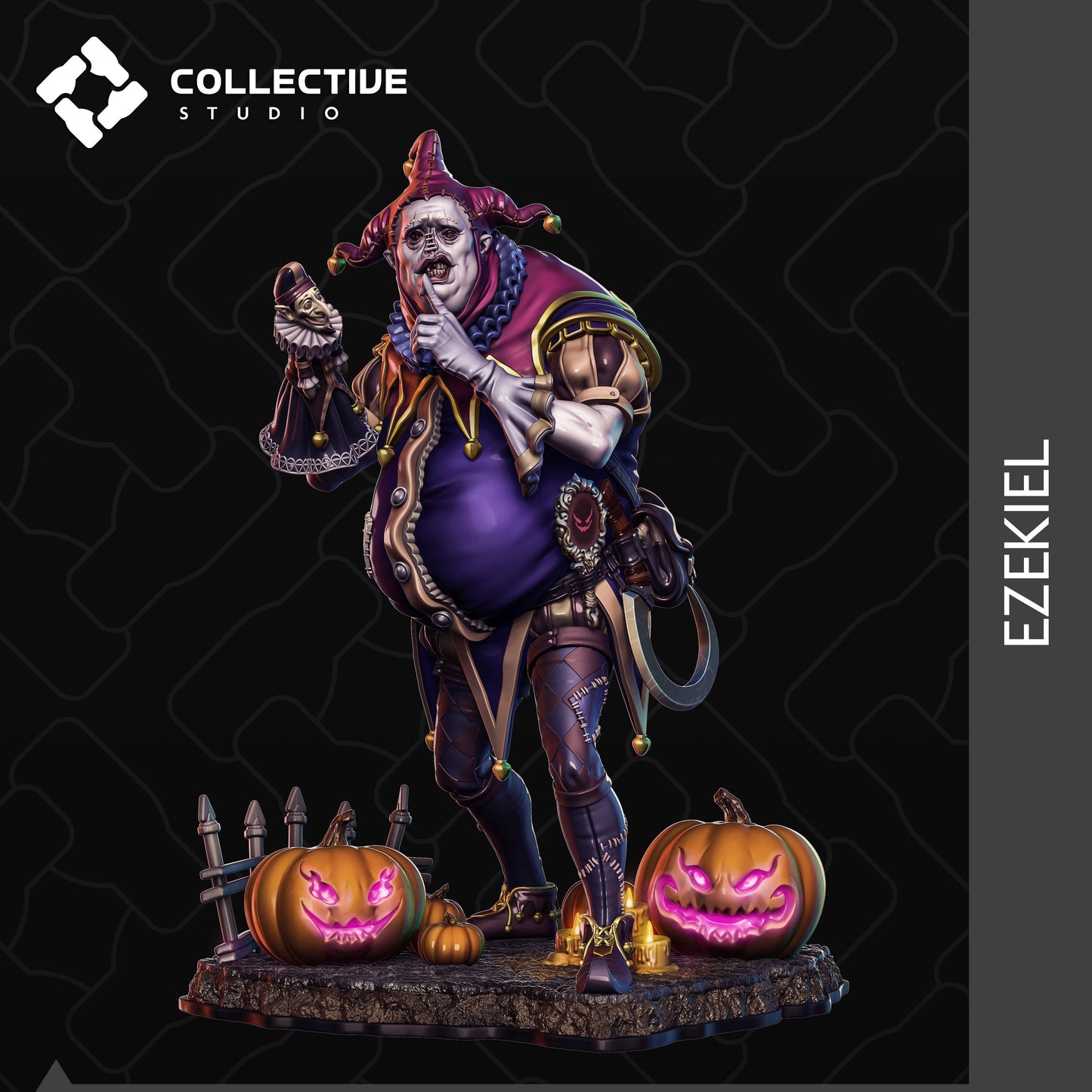 Ezekiel, Collective Studios | Dungeons and Dragons | Pathfinder | Table Top RPG | 3D Printed Model