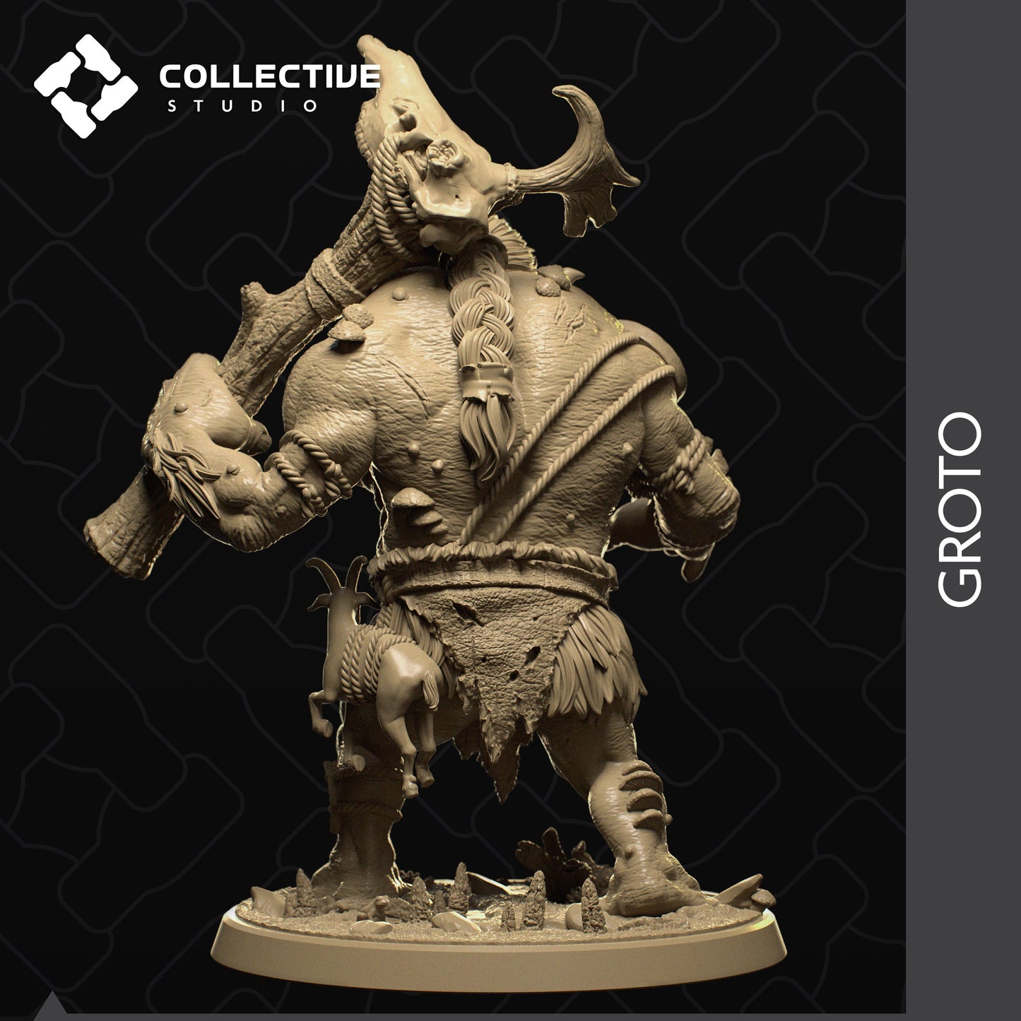 Groto, Collective Studios | Dungeons and Dragons | Pathfinder | Table Top RPG | 3D Printed Model