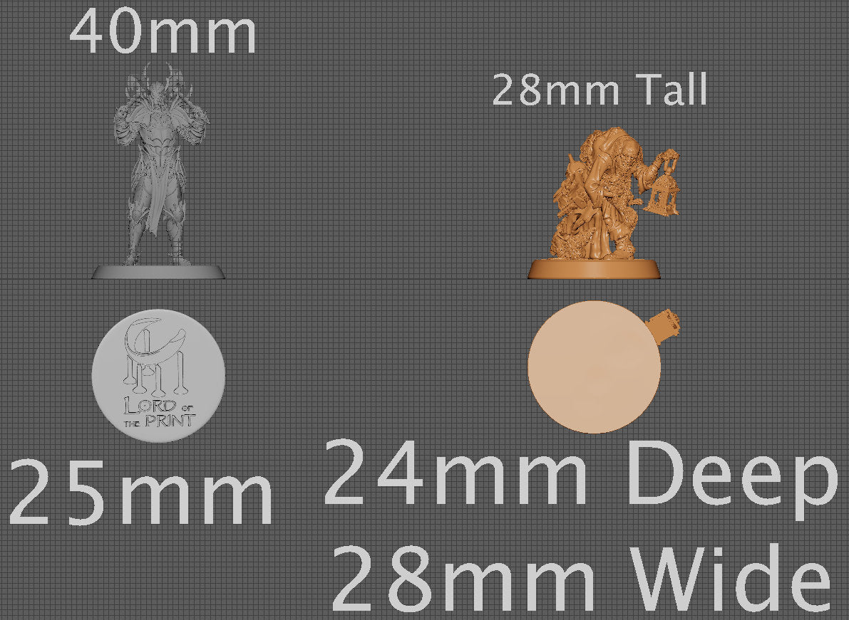 Darach, Collective Studios | Dungeons and Dragons | Pathfinder | Table Top RPG | 3D Printed Model