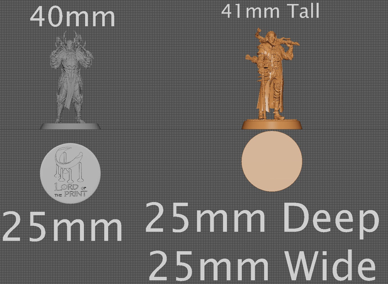 Diecarn, Collective Studios | Dungeons and Dragons | Pathfinder | Table Top RPG | 3D Printed Model