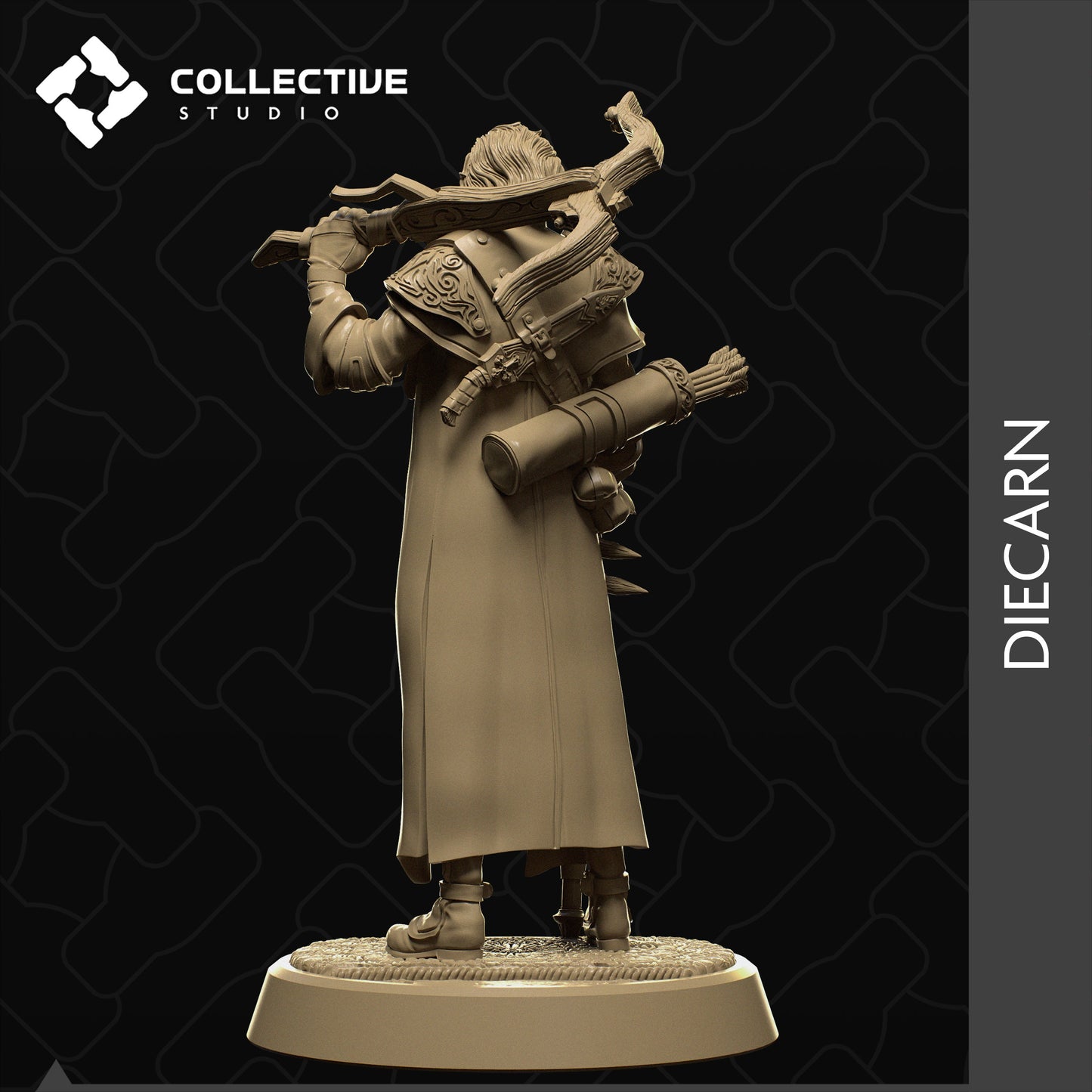 Diecarn, Collective Studios | Dungeons and Dragons | Pathfinder | Table Top RPG | 3D Printed Model