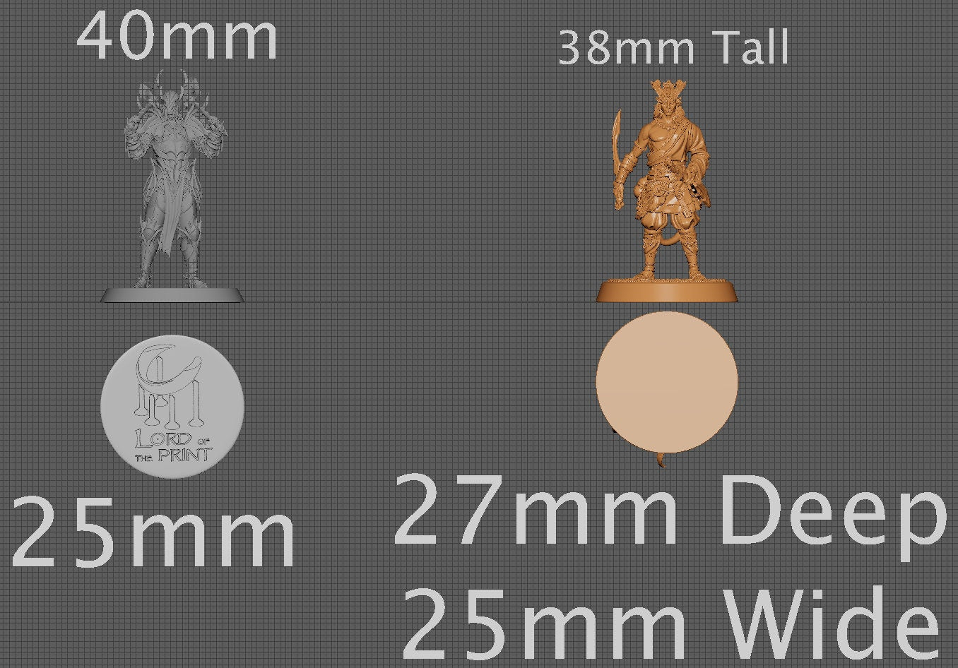 Kamus, Collective Studios | Dungeons and Dragons | Pathfinder | Table Top RPG | 3D Printed Model