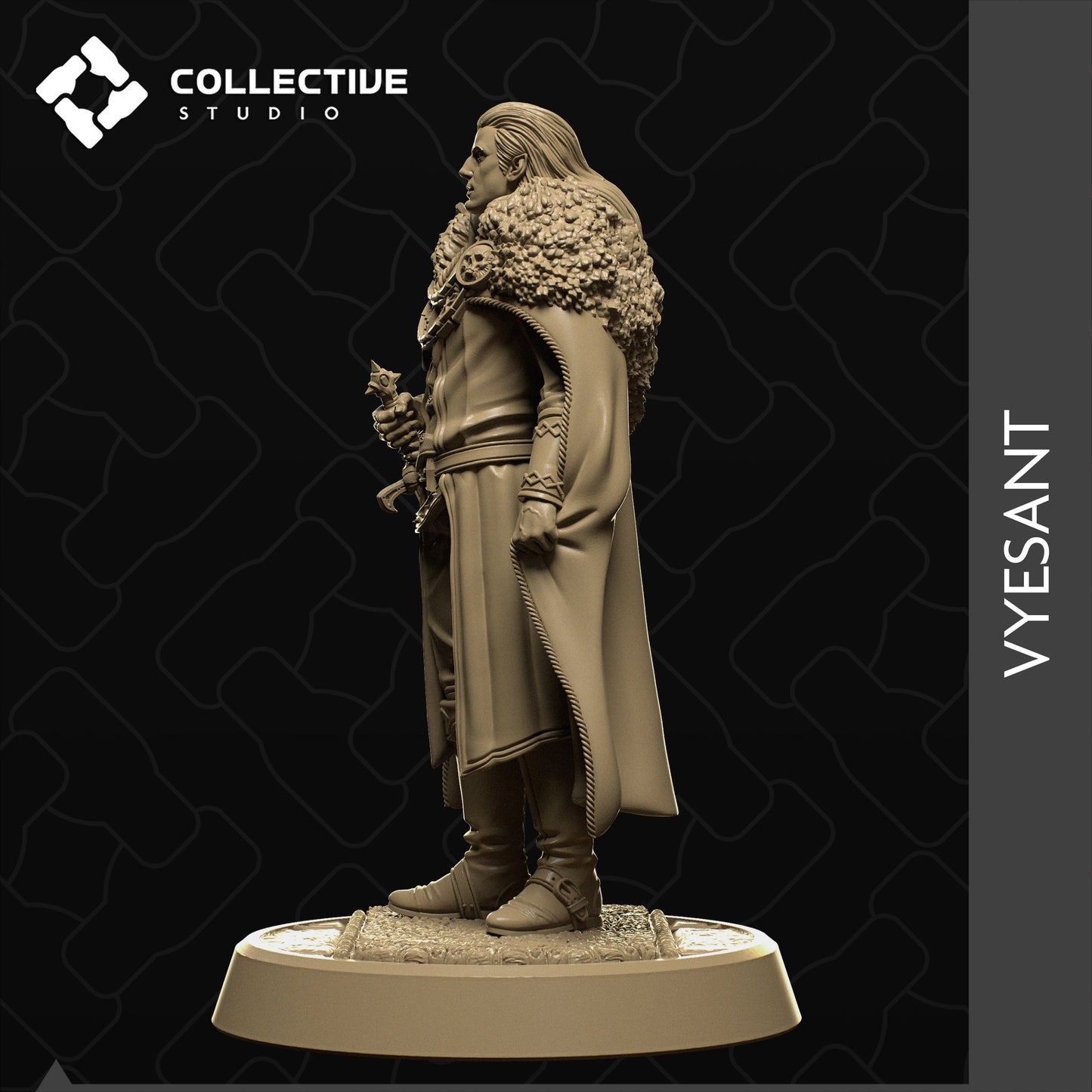 Vyesent, Collective Studios | Dungeons and Dragons | Pathfinder | Table Top RPG | 3D Printed Model