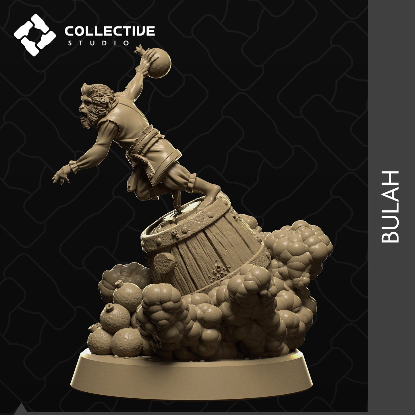 Bulah, Collective Studios | Dungeons and Dragons | Pathfinder | Table Top RPG | 3D Printed Model