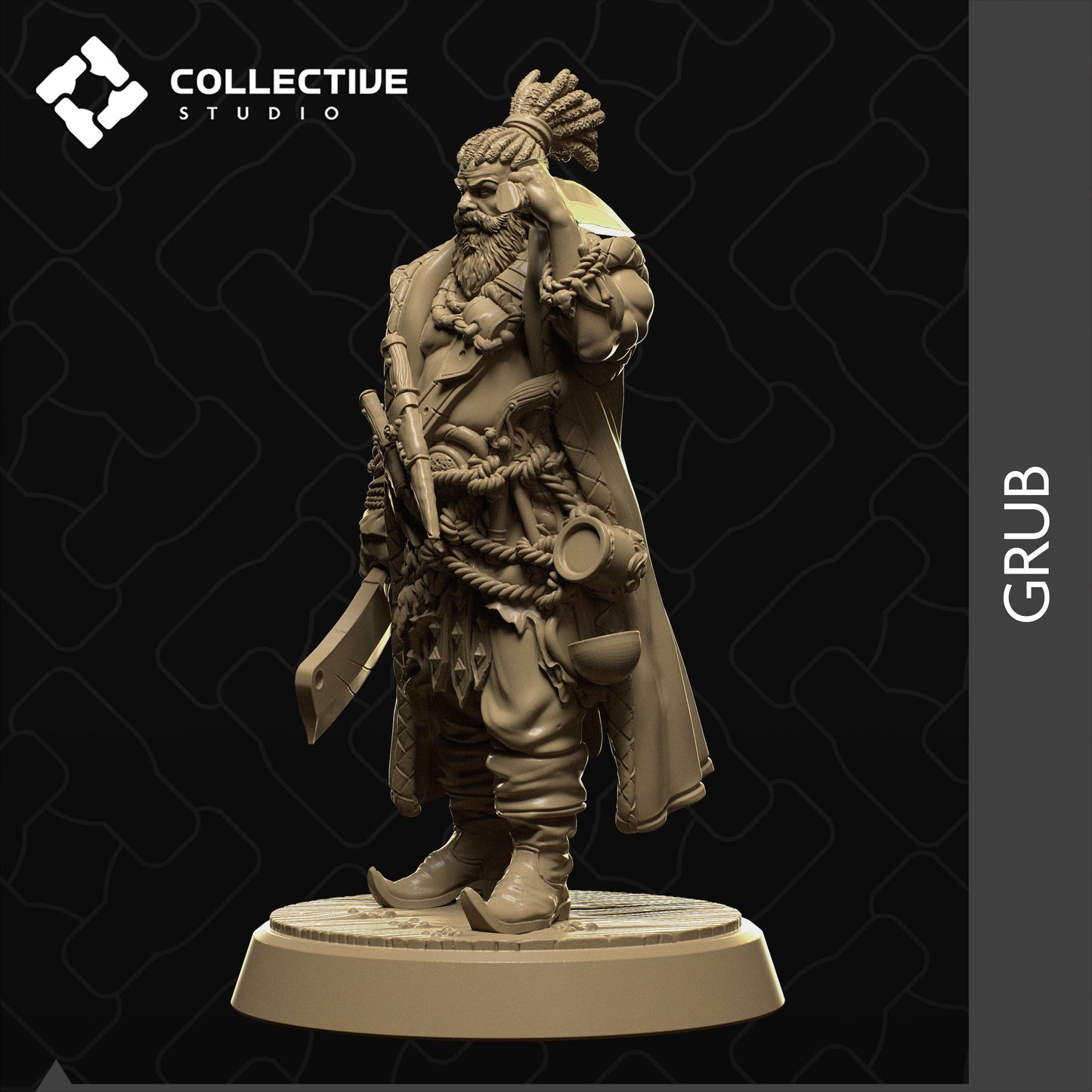 Grub, Collective Studios | Dungeons and Dragons | Pathfinder | Table Top RPG | 3D Printed Model