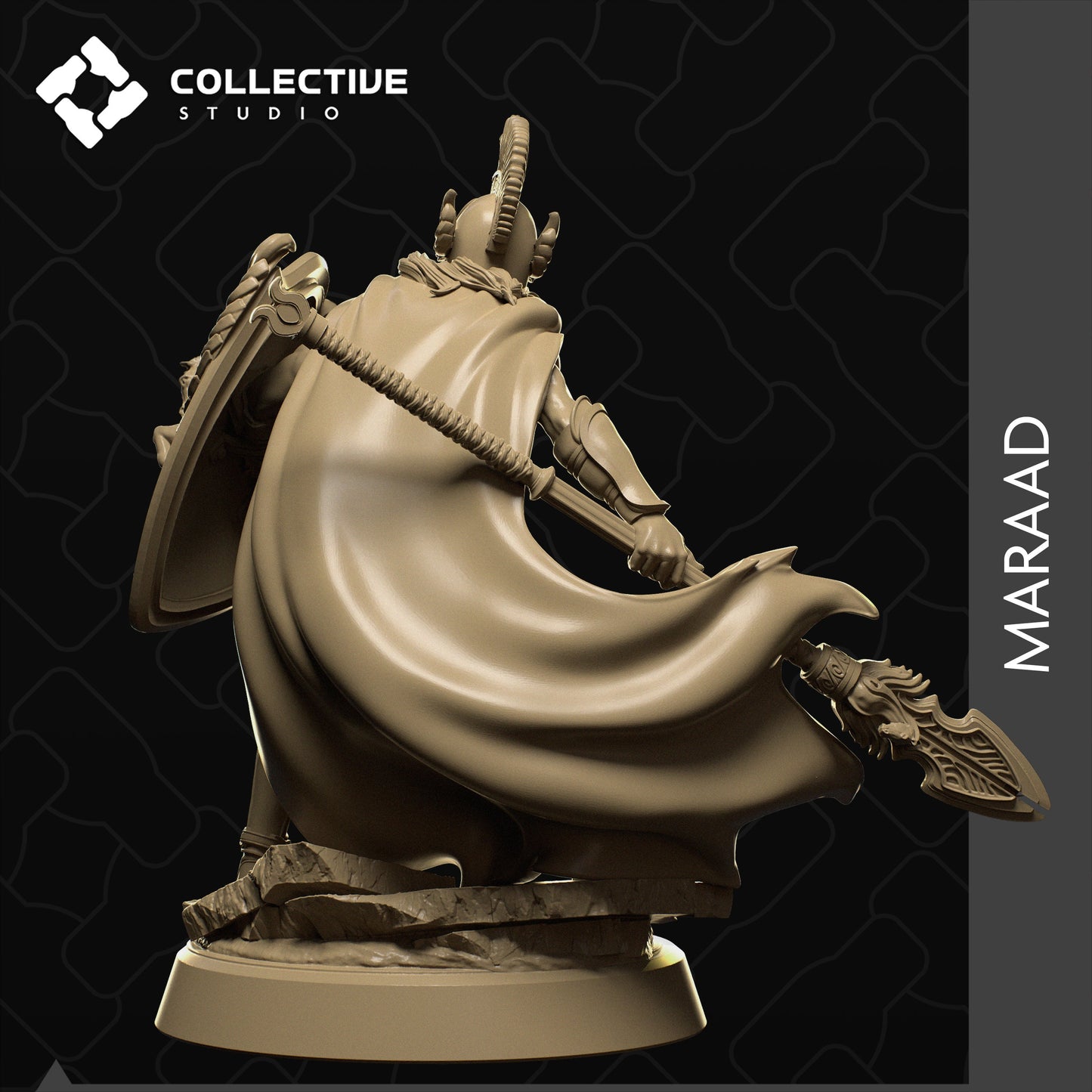 Maraad, Collective Studios | Dungeons and Dragons | Pathfinder | Table Top RPG | 3D Printed Model