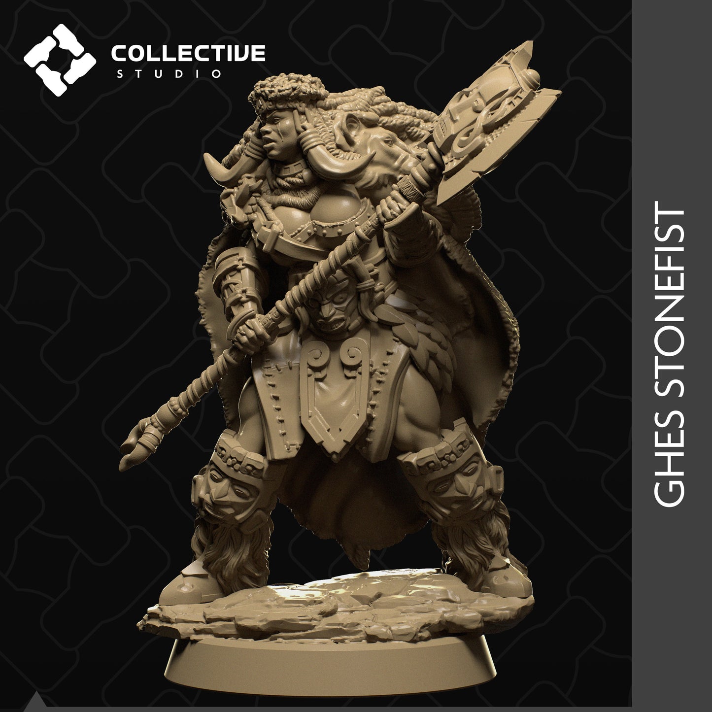 Ghes, Collective Studios | Dungeons and Dragons | Pathfinder | Table Top RPG | 3D Printed Model