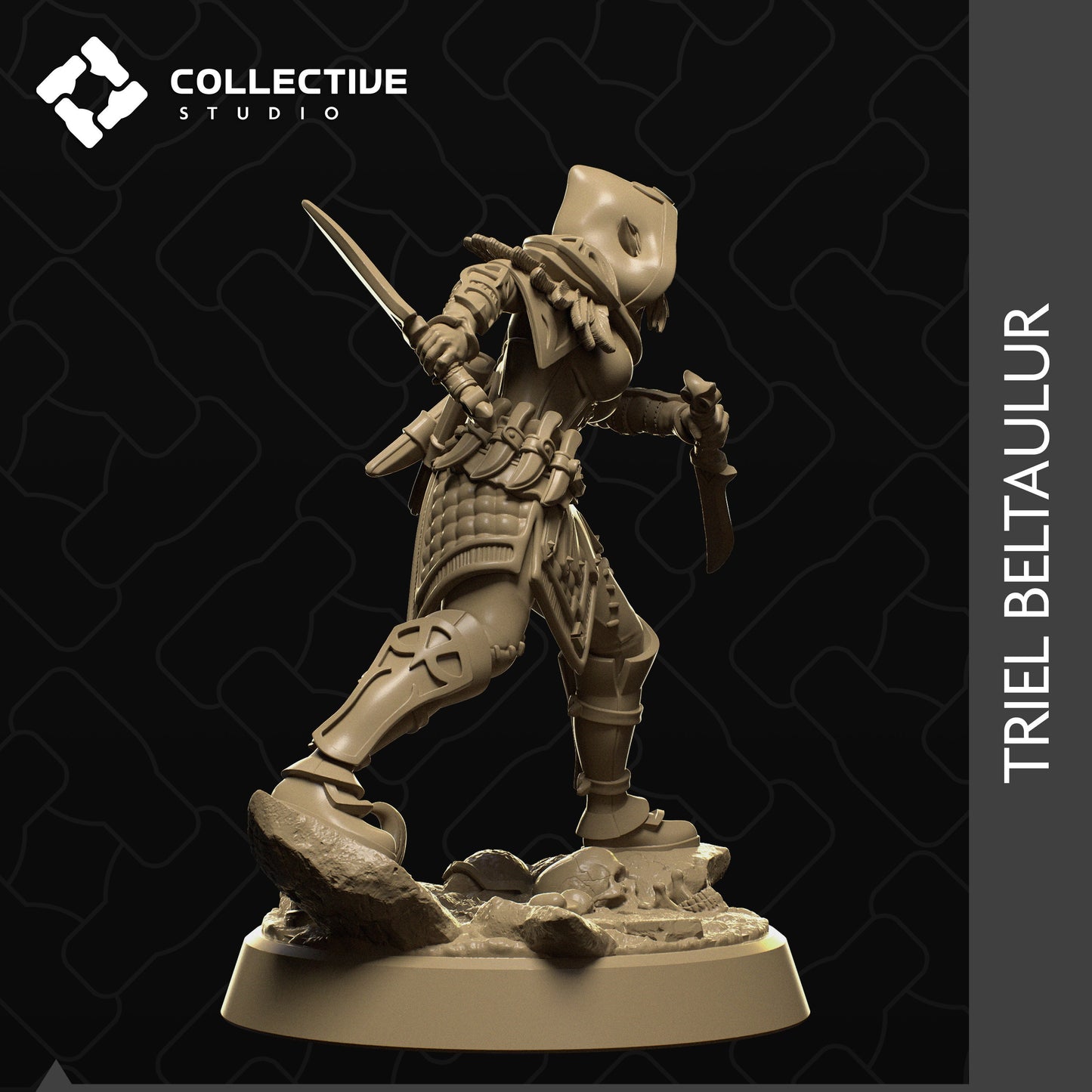 Triel, Collective Studios | Dungeons and Dragons | Pathfinder | Table Top RPG | 3D Printed Model