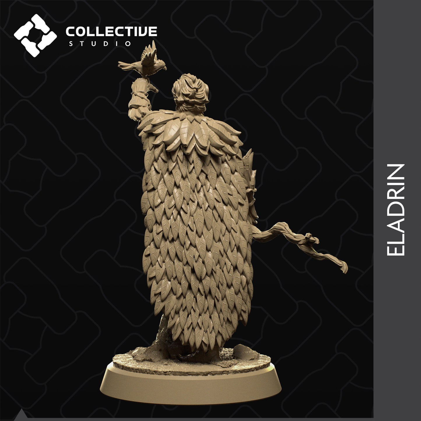 Kailu, Eledrin, Collective Studios | Dungeons and Dragons | Pathfinder | Table Top RPG | 3D Printed Model