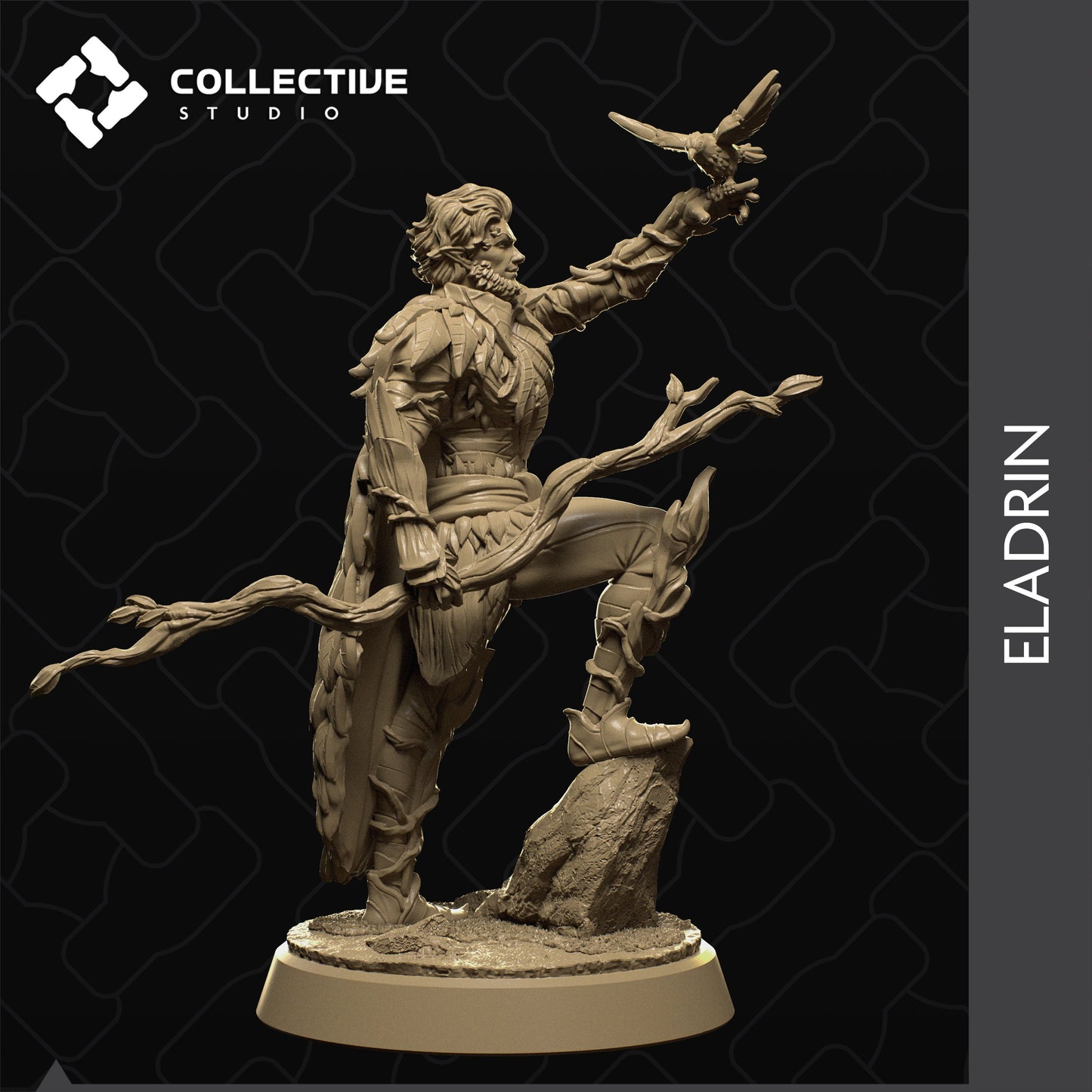 Kailu, Eledrin, Collective Studios | Dungeons and Dragons | Pathfinder | Table Top RPG | 3D Printed Model