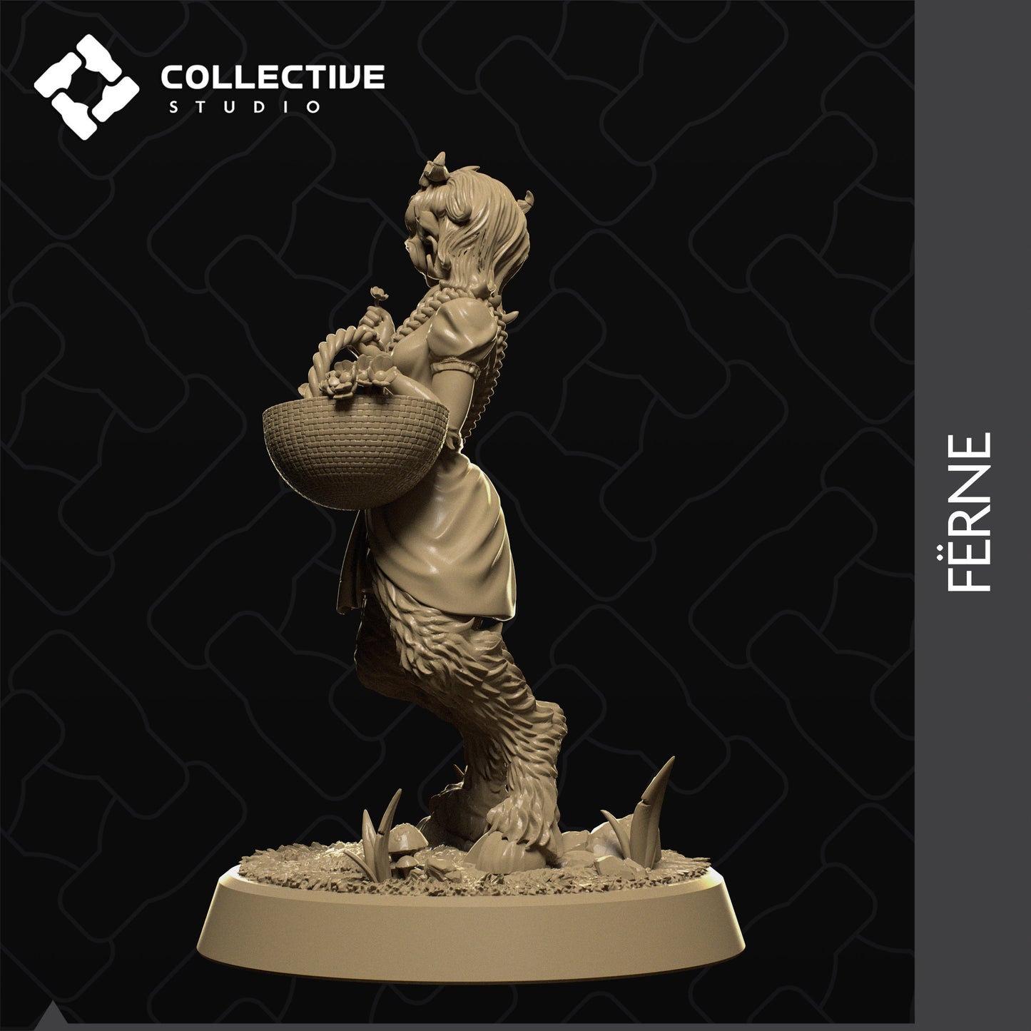 Ferne, Collective Studios | Dungeons and Dragons | Pathfinder | Table Top RPG | 3D Printed Model