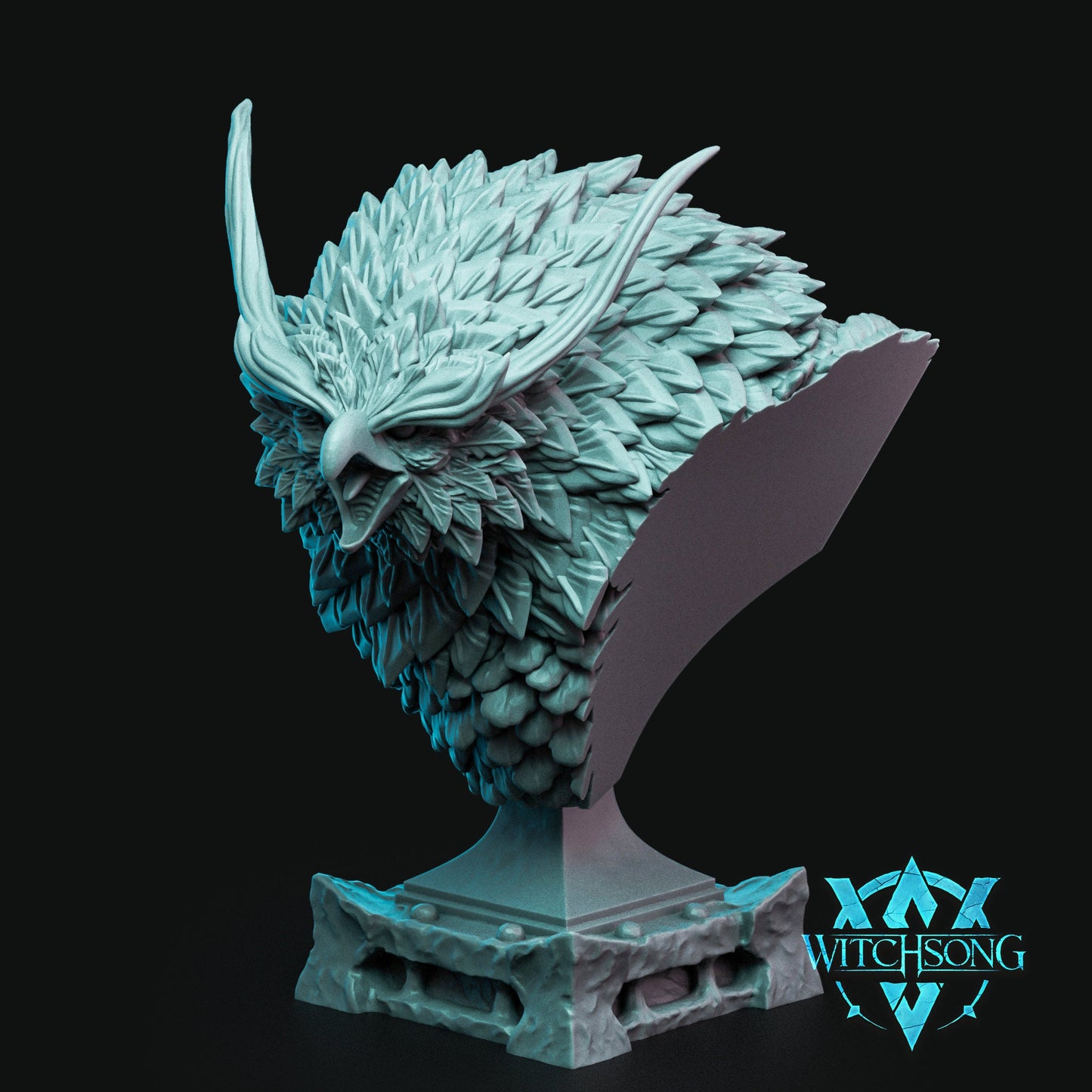 The Night Beast, Bust Options, Witchsong Miniatures | Dungeons and Dragons | Pathfinder | Table Top RPG | 3D Printed Model