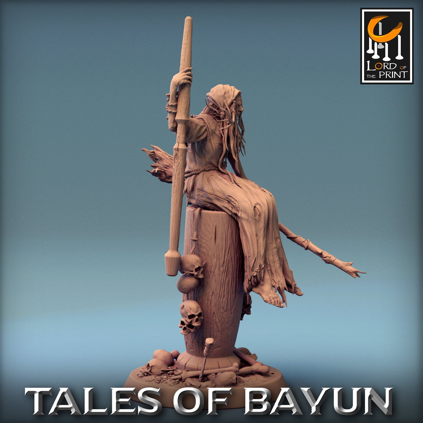 Baba Yaga, Lord of the Print | Dungeons and Dragons | Pathfinder | Table Top RPG | 3D Printed Model