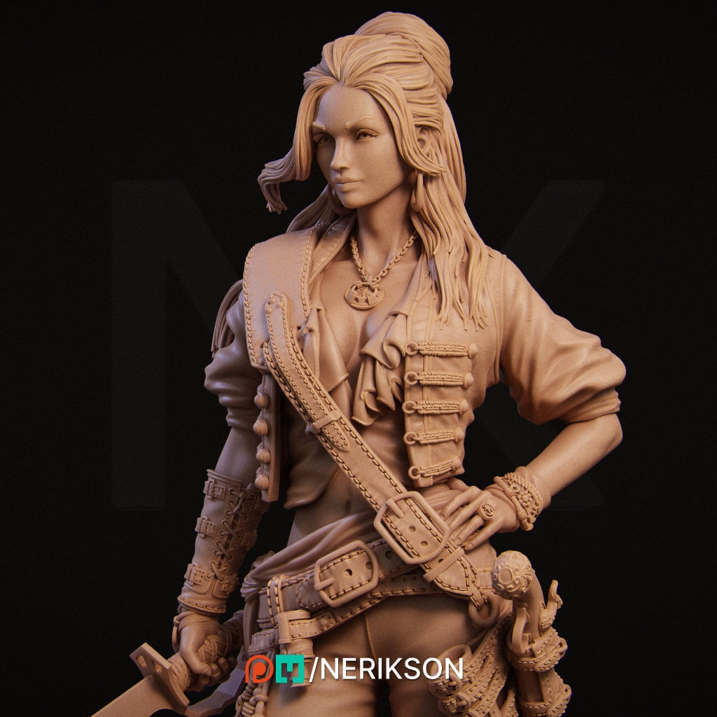 Mariana, Powerful NPC, Ernest Nemirovsky | Dungeons and Dragons | Pathfinder | Table Top RPG | 3D Printed Model