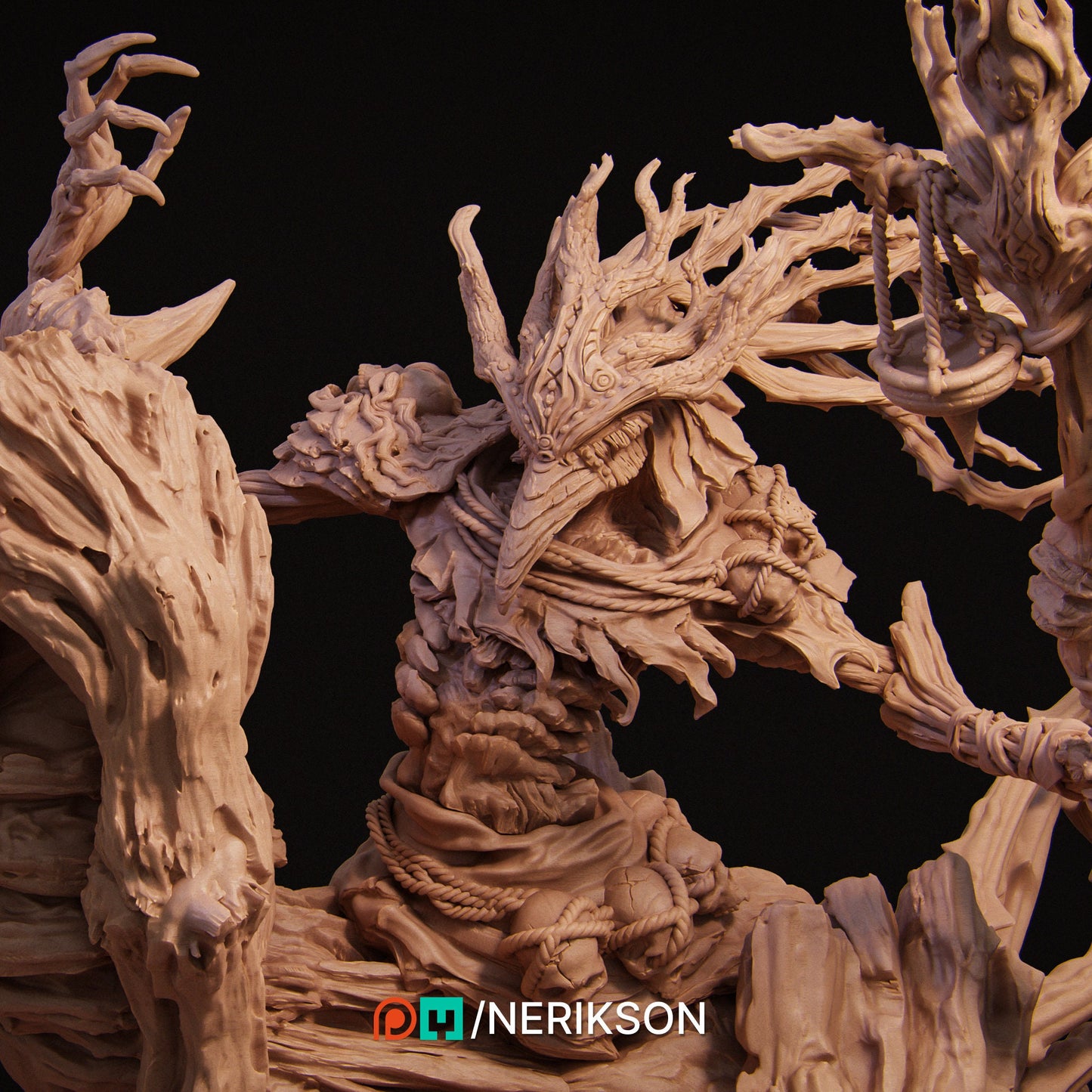 Famine, Mounted, Powerful NPC, Ernest Nemirovsky | Dungeons and Dragons | Pathfinder | Table Top RPG | 3D Printed Model