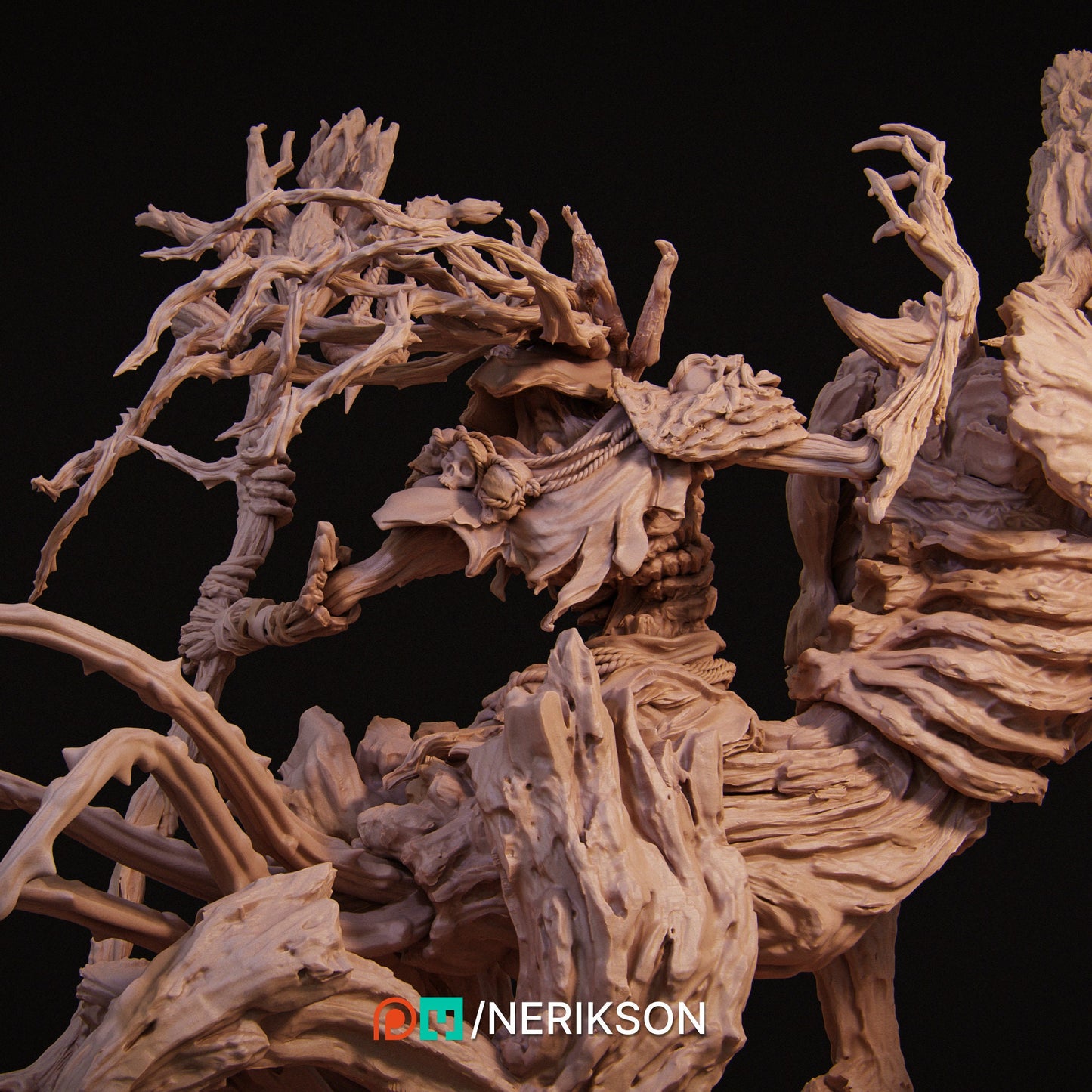 Famine, Mounted, Powerful NPC, Ernest Nemirovsky | Dungeons and Dragons | Pathfinder | Table Top RPG | 3D Printed Model