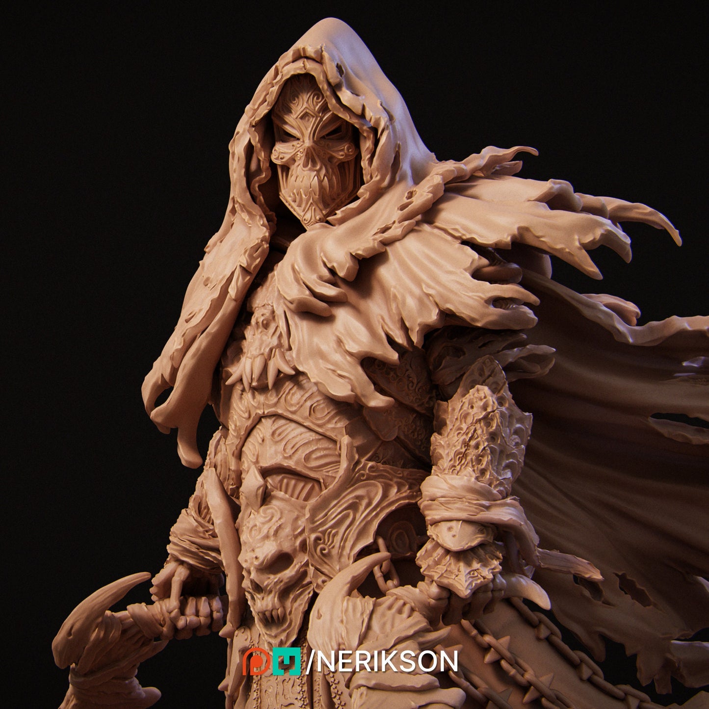 Death, Powerful NPC, Ernest Nemirovsky | Dungeons and Dragons | Pathfinder | Table Top RPG | 3D Printed Model
