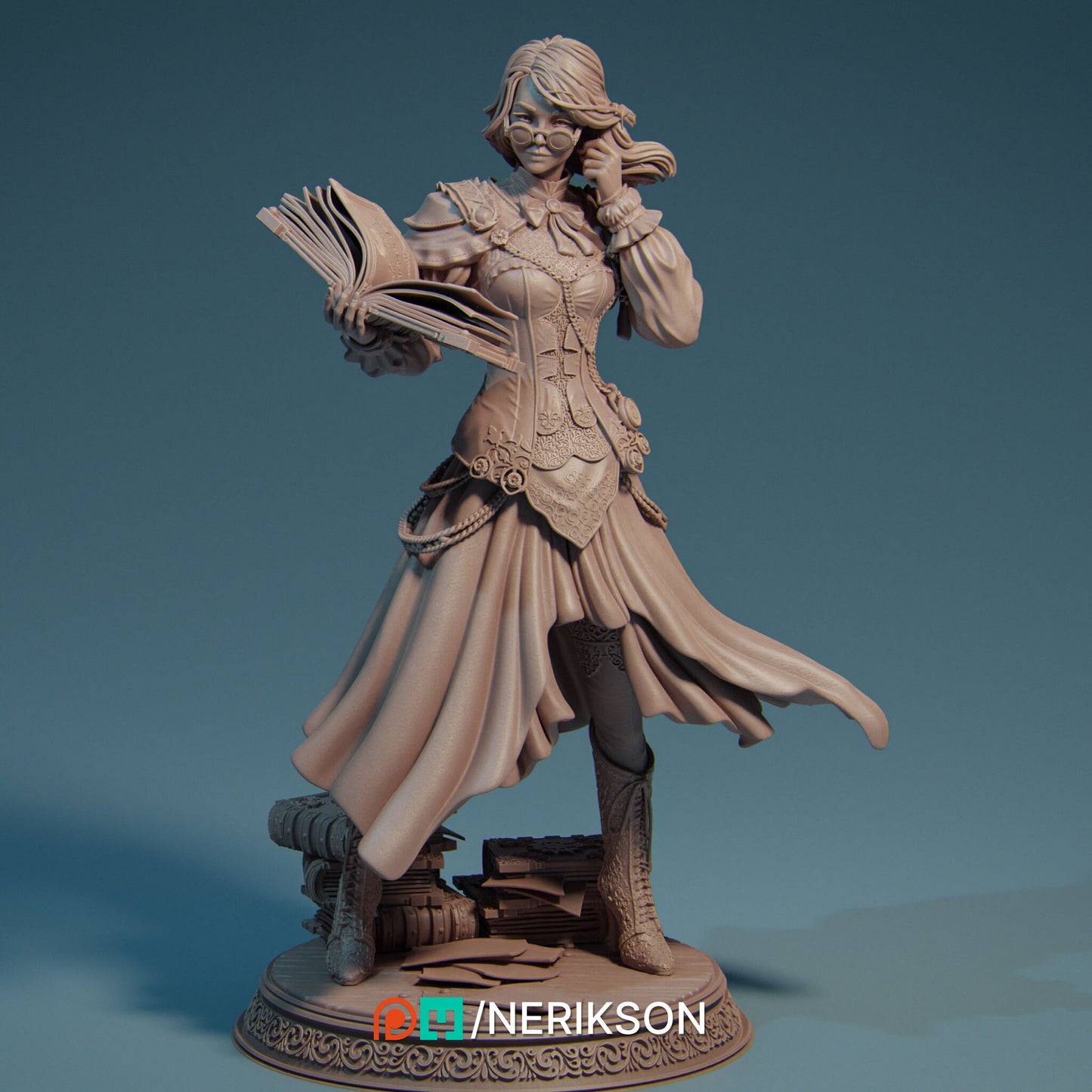 Orinthia the Librarian, Powerful NPC, Ernest Nemirovsky | Dungeons and Dragons | Pathfinder | Table Top RPG | 3D Printed Model