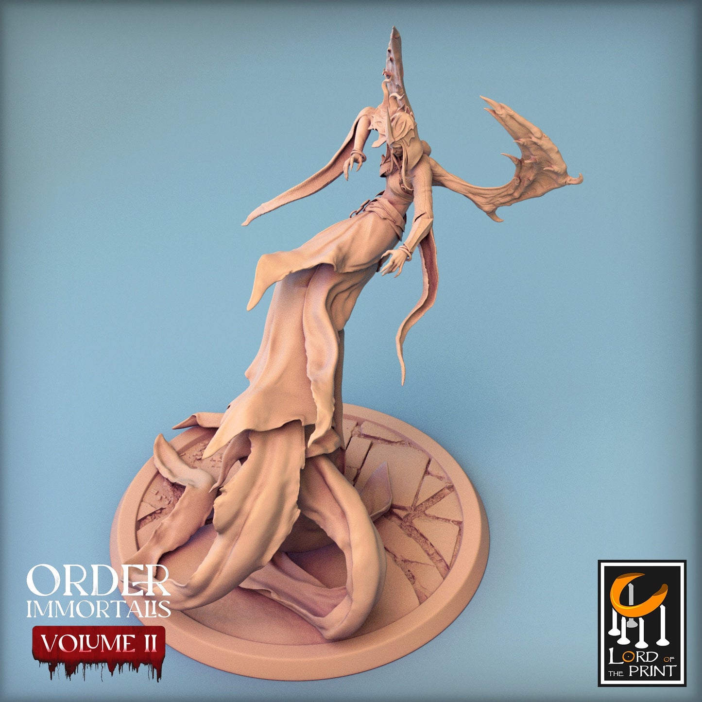 Vampire Queen, Order Immortalis Vol.2, Lord of the Print | Dungeons and Dragons | Pathfinder | Table Top RPG | 3D Printed Model