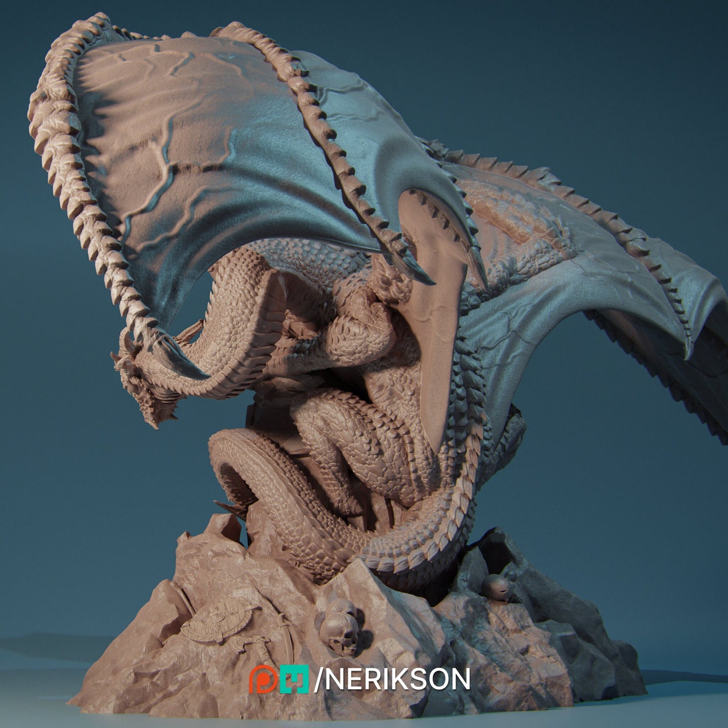 Smei, Elder Dragon, Ernest Nemirovsky | Dungeons and Dragons | Pathfinder | Table Top RPG | 3D Printed Model