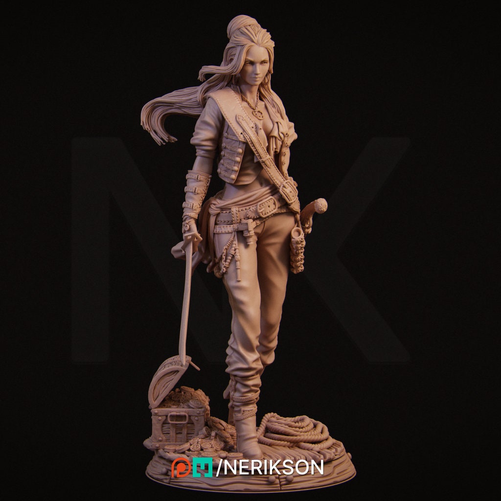 Mariana, Powerful NPC, Ernest Nemirovsky | Dungeons and Dragons | Pathfinder | Table Top RPG | 3D Printed Model