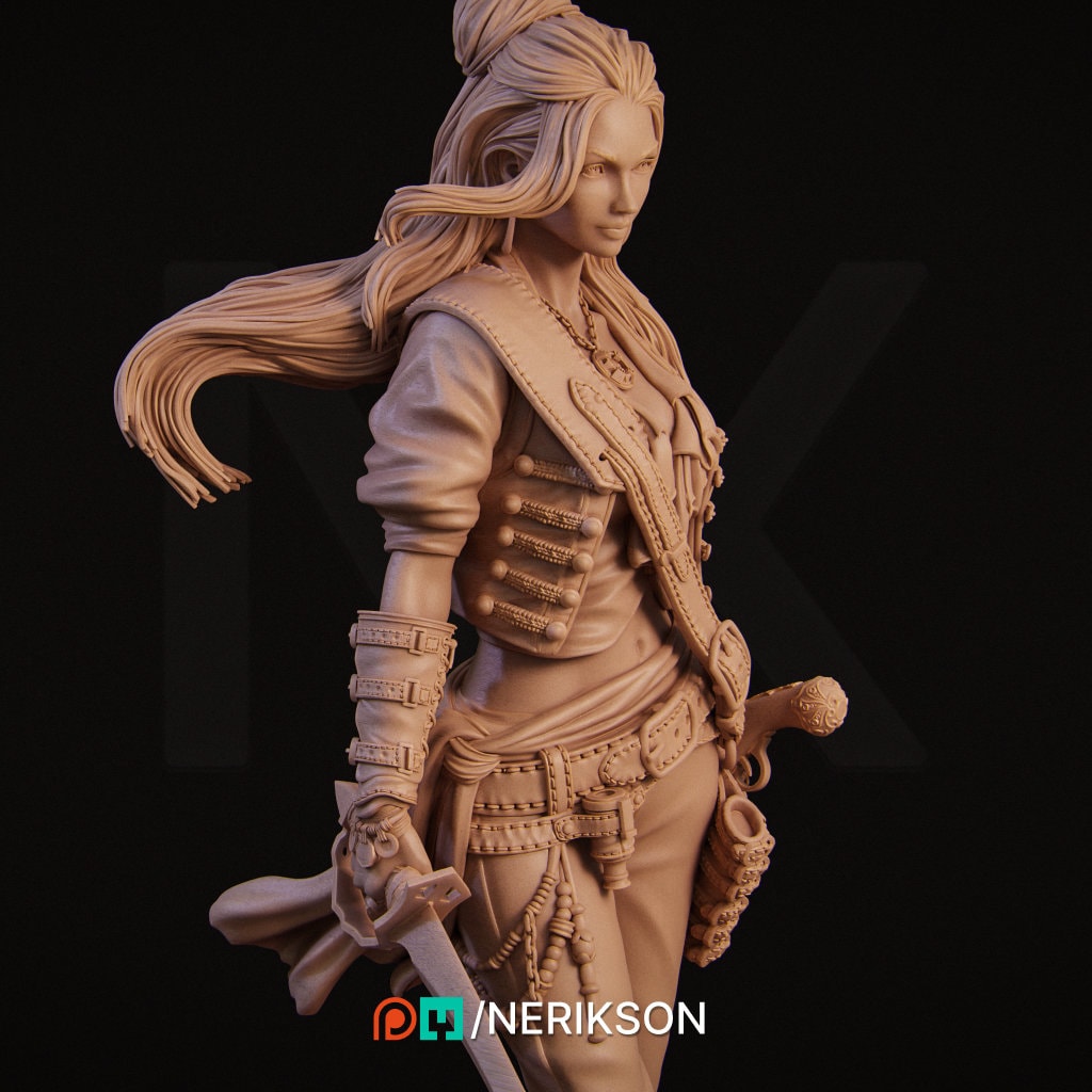 Mariana, Powerful NPC, Ernest Nemirovsky | Dungeons and Dragons | Pathfinder | Table Top RPG | 3D Printed Model