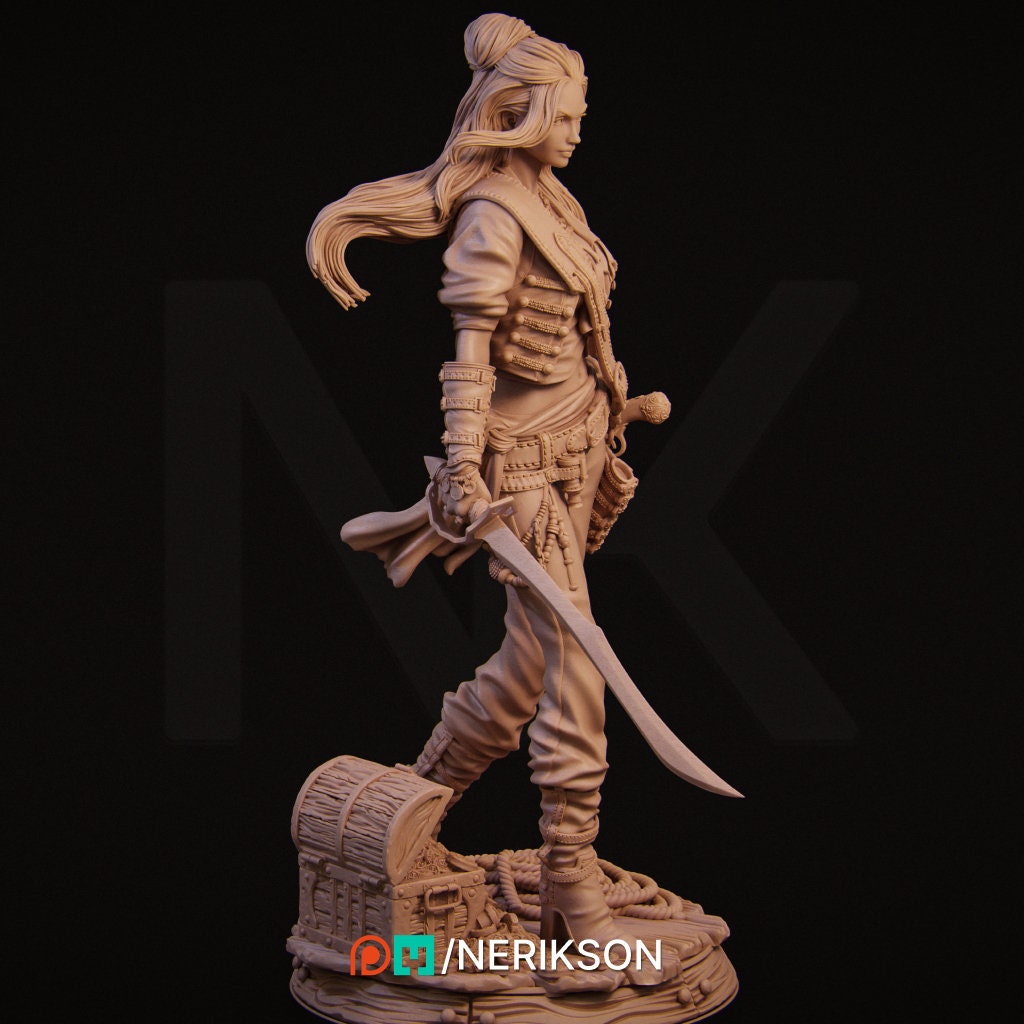 Mariana, Powerful NPC, Ernest Nemirovsky | Dungeons and Dragons | Pathfinder | Table Top RPG | 3D Printed Model