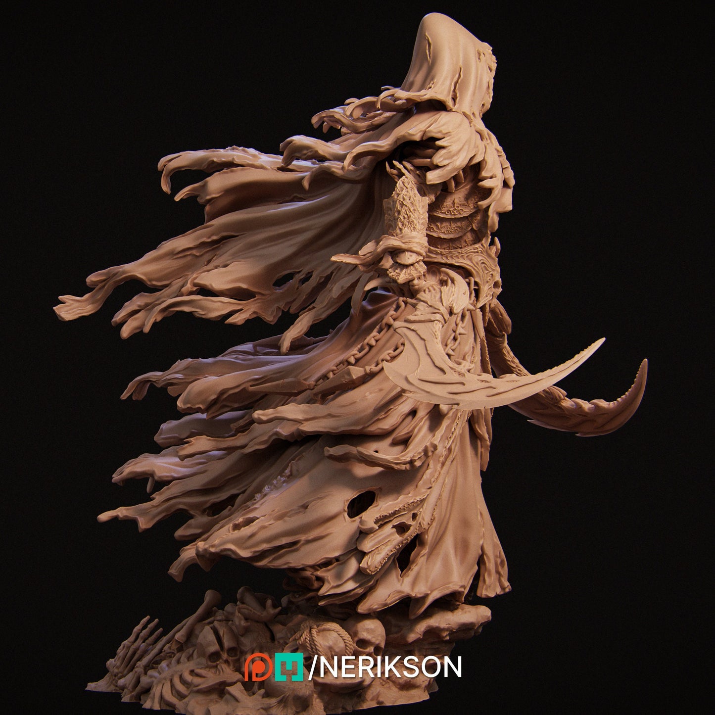 Death, Powerful NPC, Ernest Nemirovsky | Dungeons and Dragons | Pathfinder | Table Top RPG | 3D Printed Model