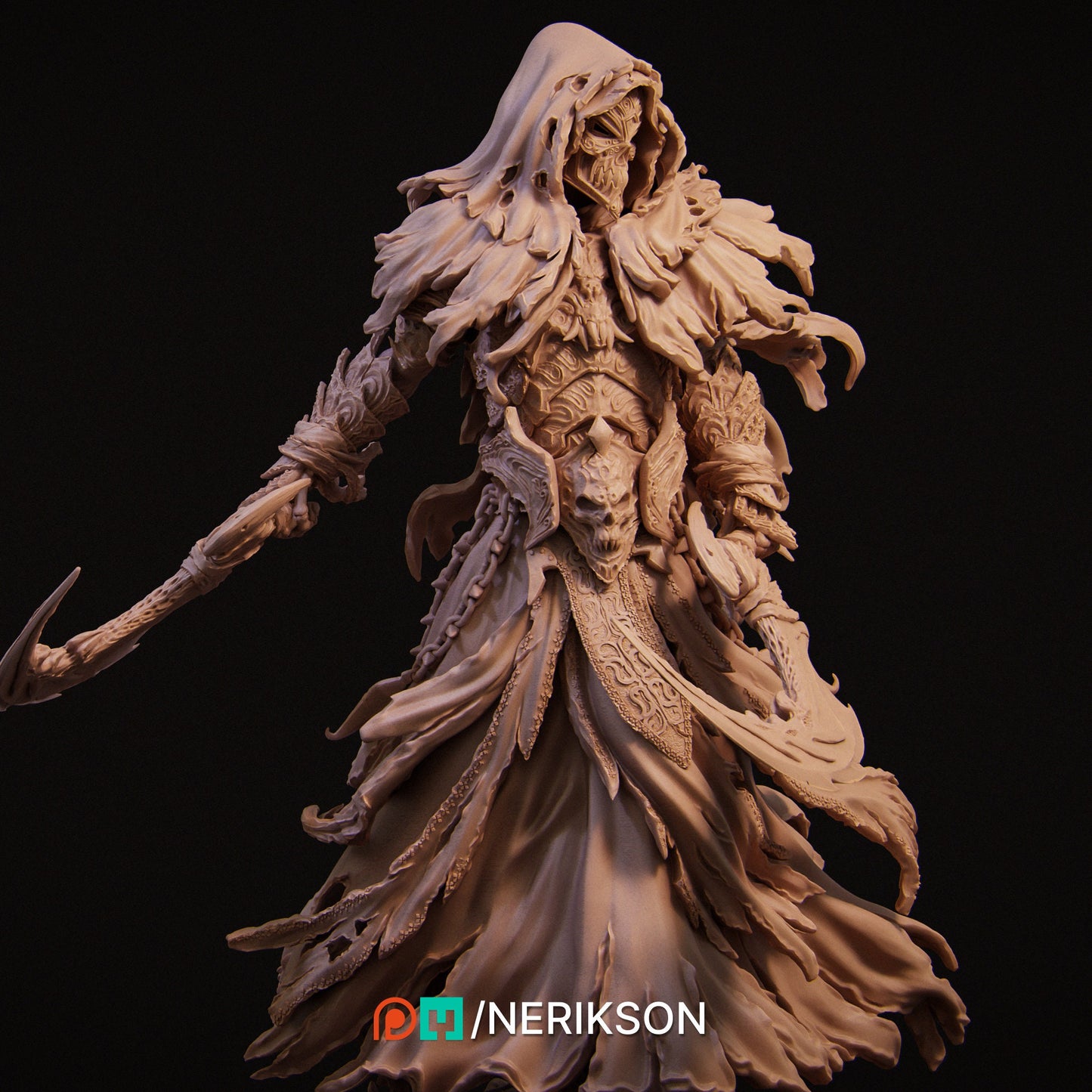 Death, Powerful NPC, Ernest Nemirovsky | Dungeons and Dragons | Pathfinder | Table Top RPG | 3D Printed Model