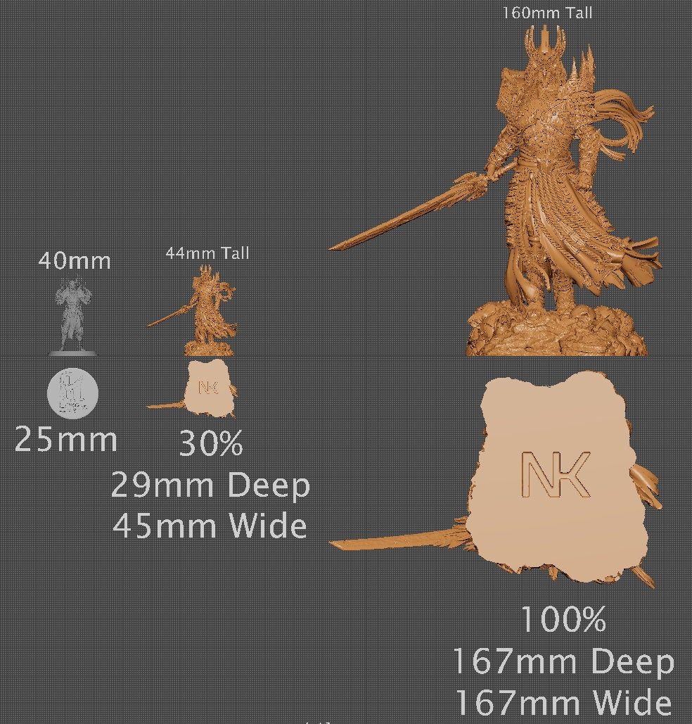War, Powerful NPC, Ernest Nemirovsky | Dungeons and Dragons | Pathfinder | Table Top RPG | 3D Printed Model
