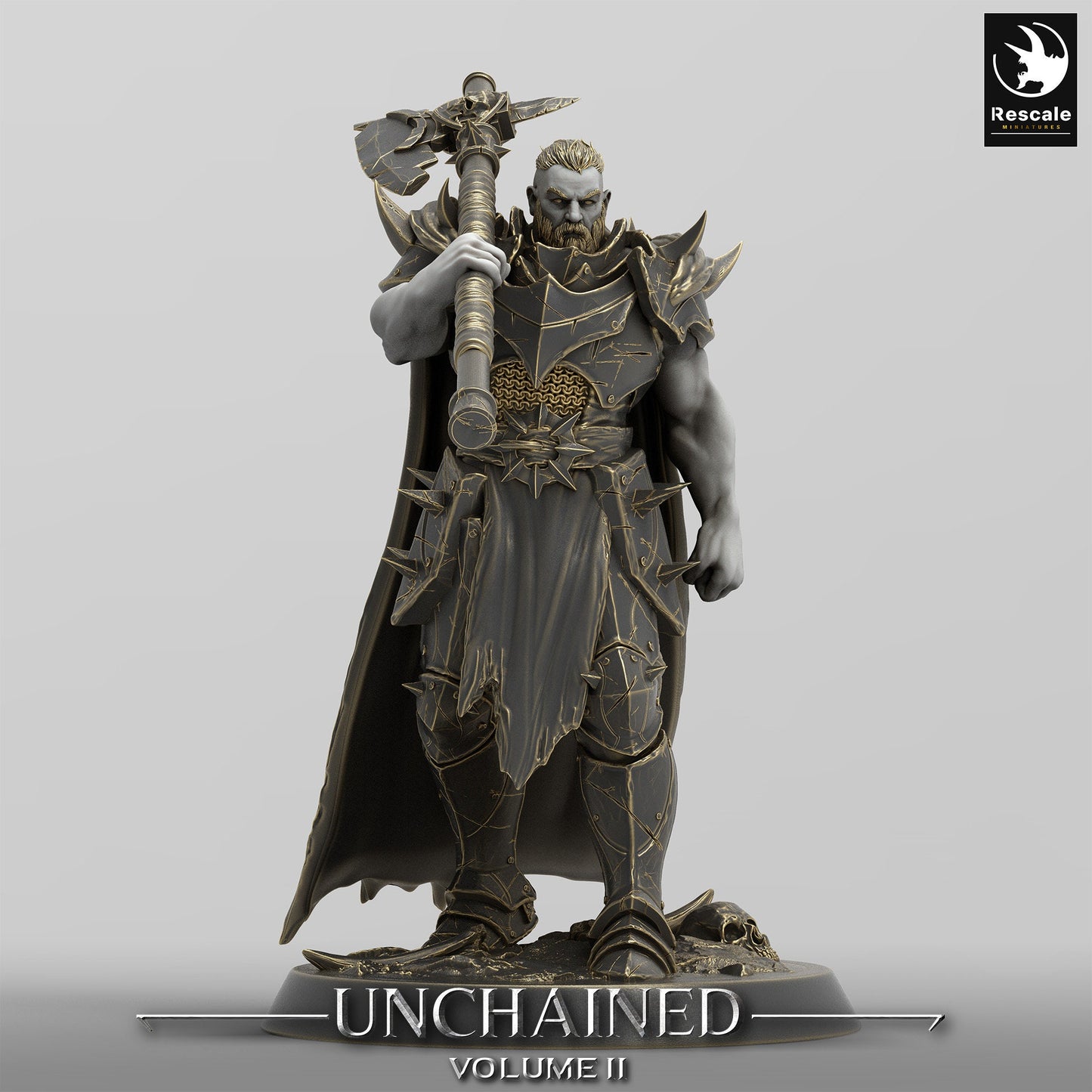 Axe Raiders, Rescale Miniatures | Dungeons and Dragons | Pathfinder | Table Top RPG | 3D Printed Model