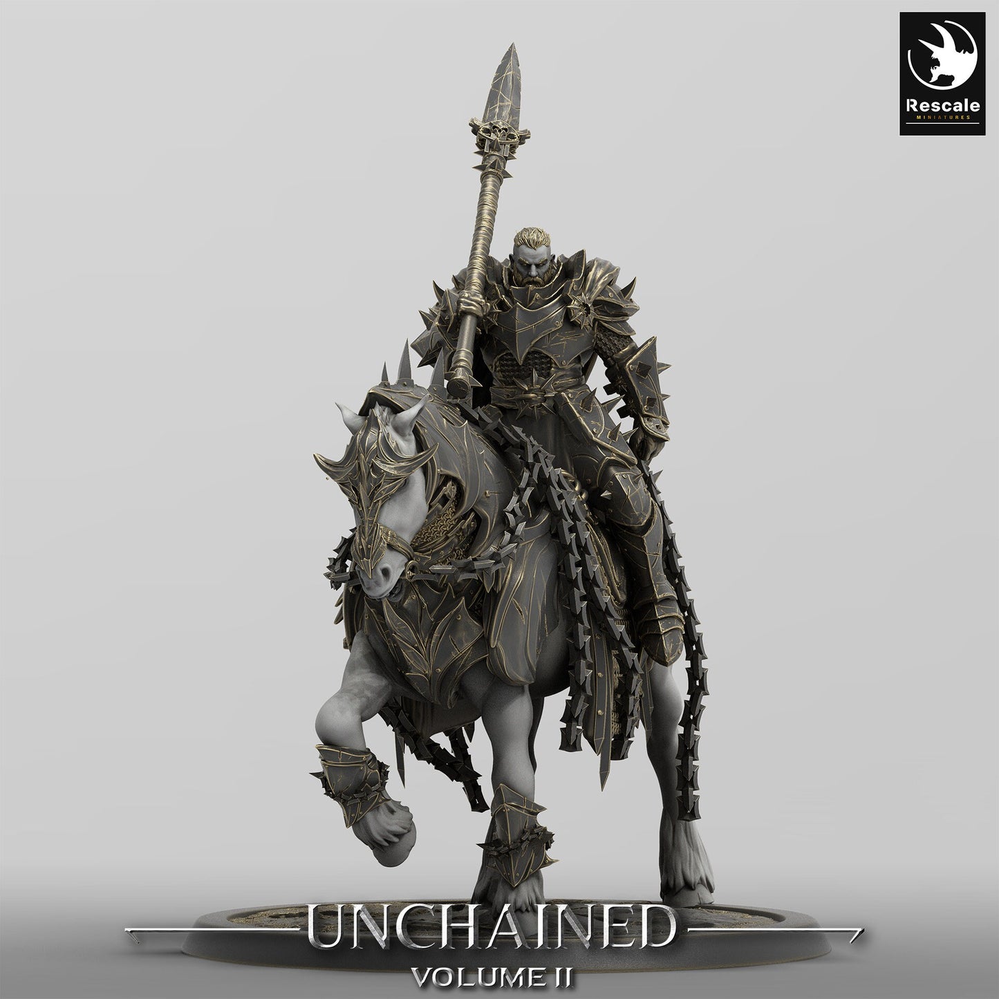 Unchained Riders, Rescale Miniatures | Dungeons and Dragons | Pathfinder | Table Top RPG | 3D Printed Model