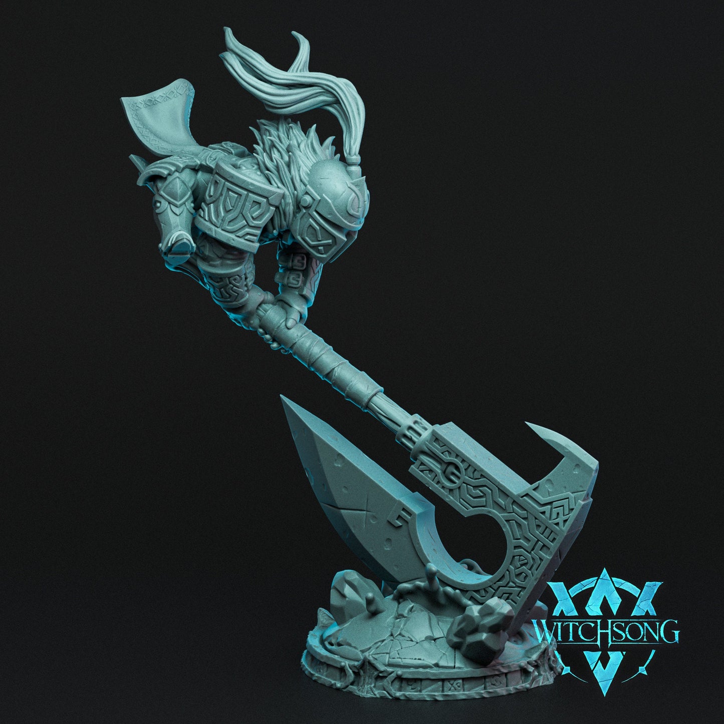 Knight of Stature and Action, Witchsong Miniatures | Dungeons and Dragons | Pathfinder | Table Top RPG | 3D Printed Model
