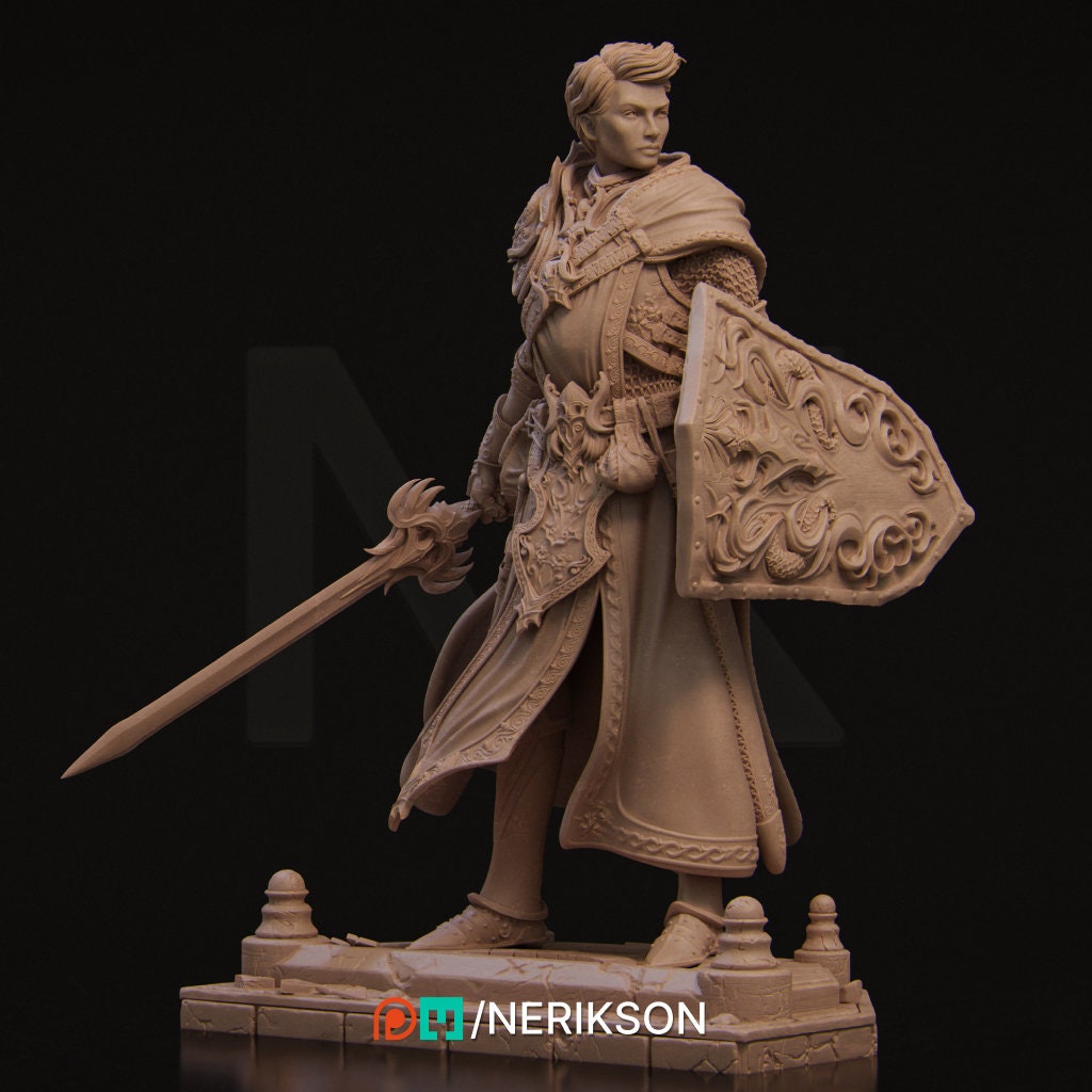Aaron, Powerful NPC, Ernest Nemirovsky | Dungeons and Dragons | Pathfinder | Table Top RPG | 3D Printed Model