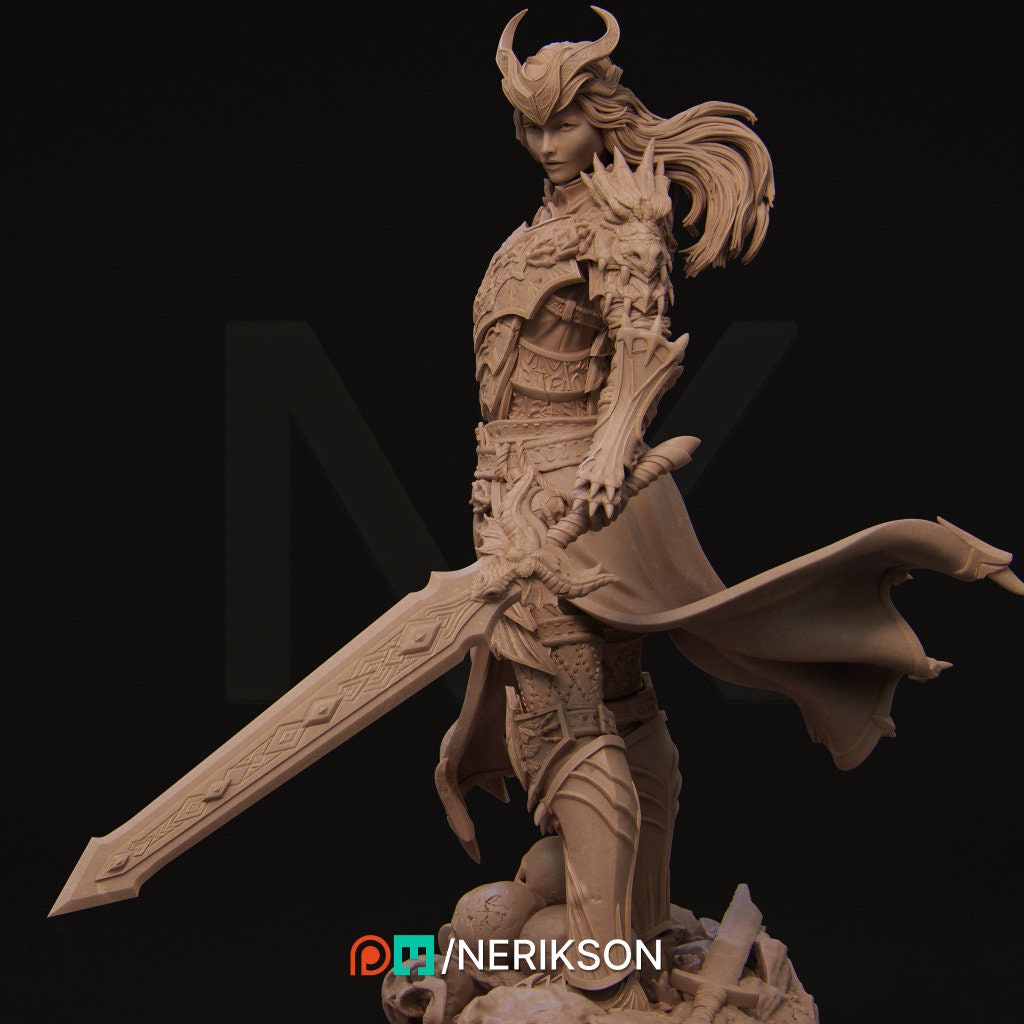 Alheera, Powerful NPC, Ernest Nemirovsky | Dungeons and Dragons | Pathfinder | Table Top RPG | 3D Printed Model