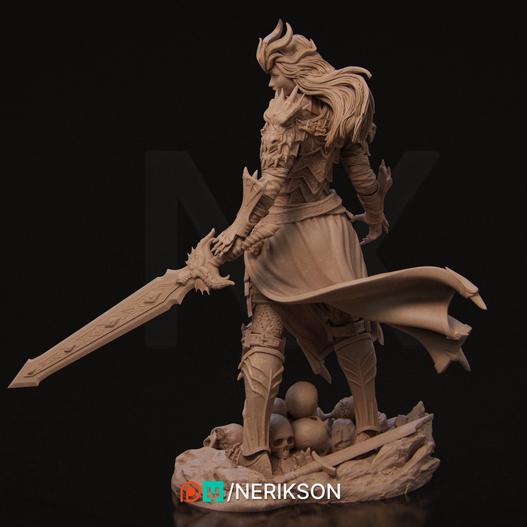 Alheera, Powerful NPC, Ernest Nemirovsky | Dungeons and Dragons | Pathfinder | Table Top RPG | 3D Printed Model